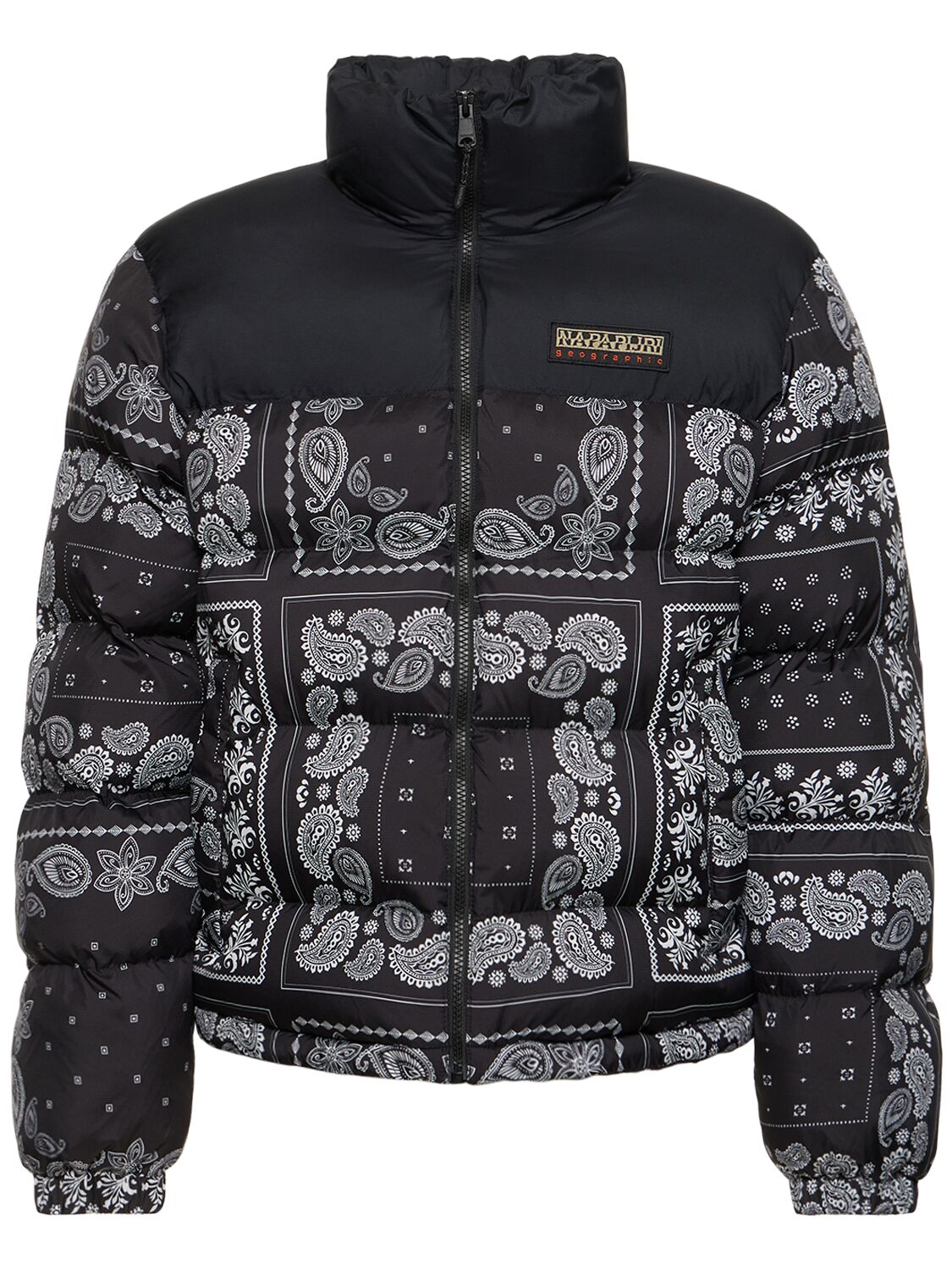 A-holiday Printed Tech Puffer Jacket – MEN > CLOTHING > DOWN JACKETS