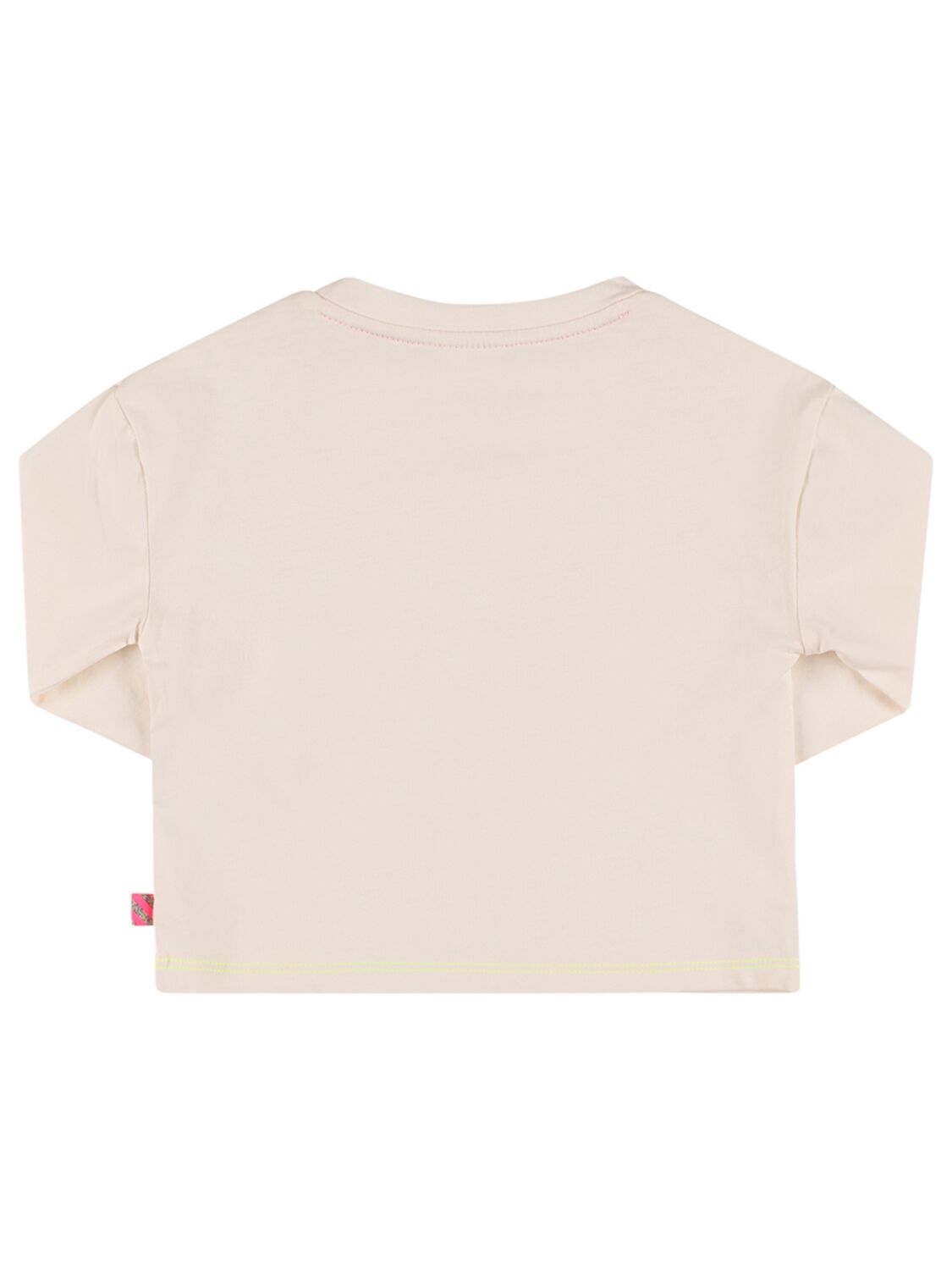 Shop Billieblush Printed Cotton Jersey T-shirt In Light Pink