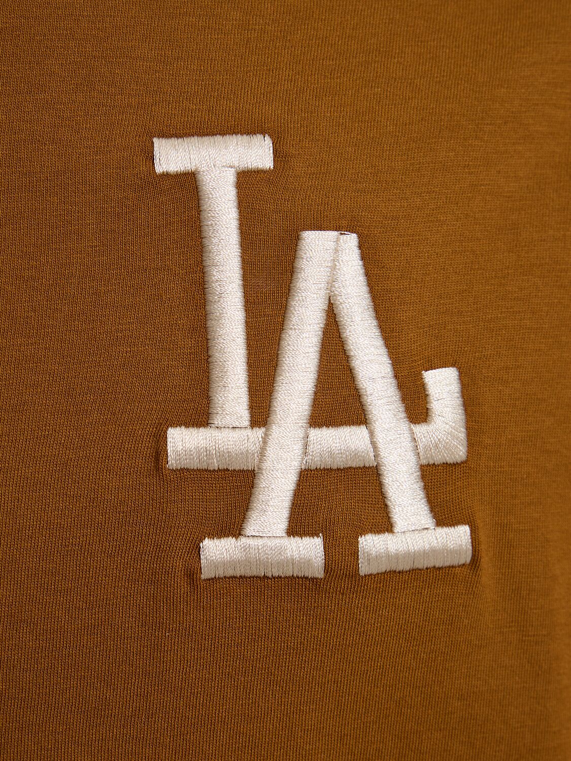Shop New Era La Dodgers League Essentials T-shirt In Brown