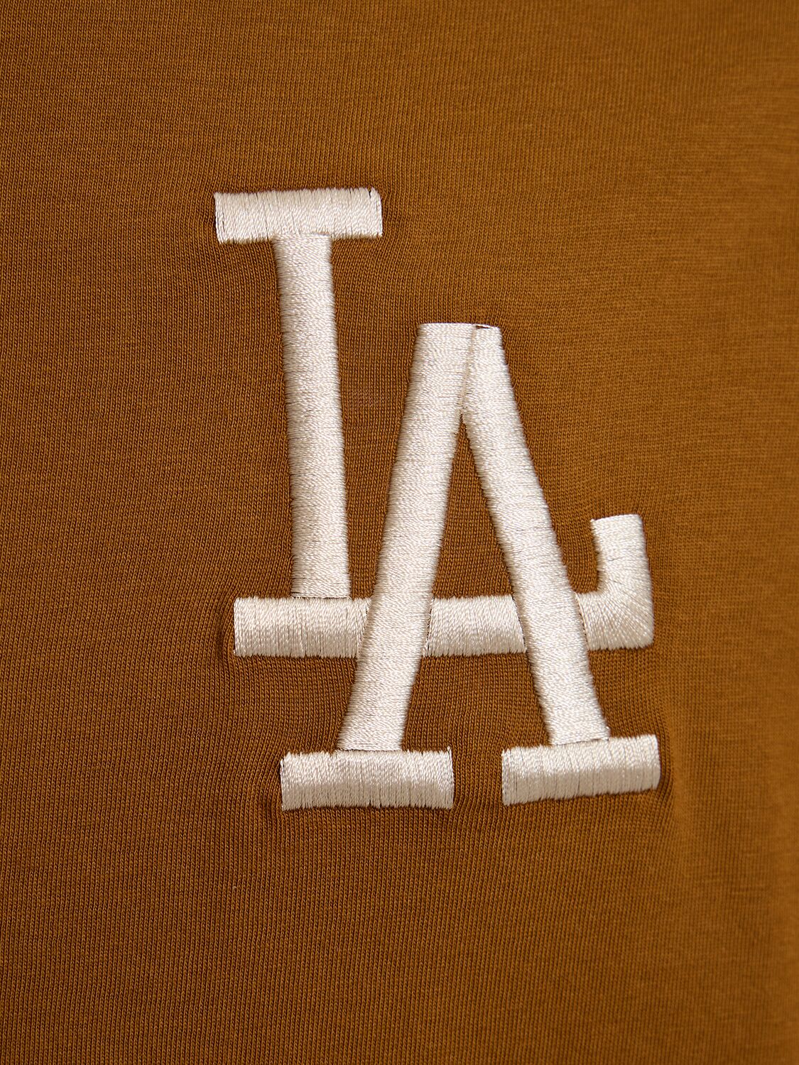 New Era Los Angeles Dodgers Brown MLB League Essentials Oversized T-Shirt :  : Fashion