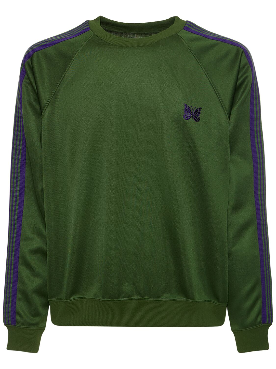 Needles Track Crew Neck Sweatshirt green 2 Used | eBay