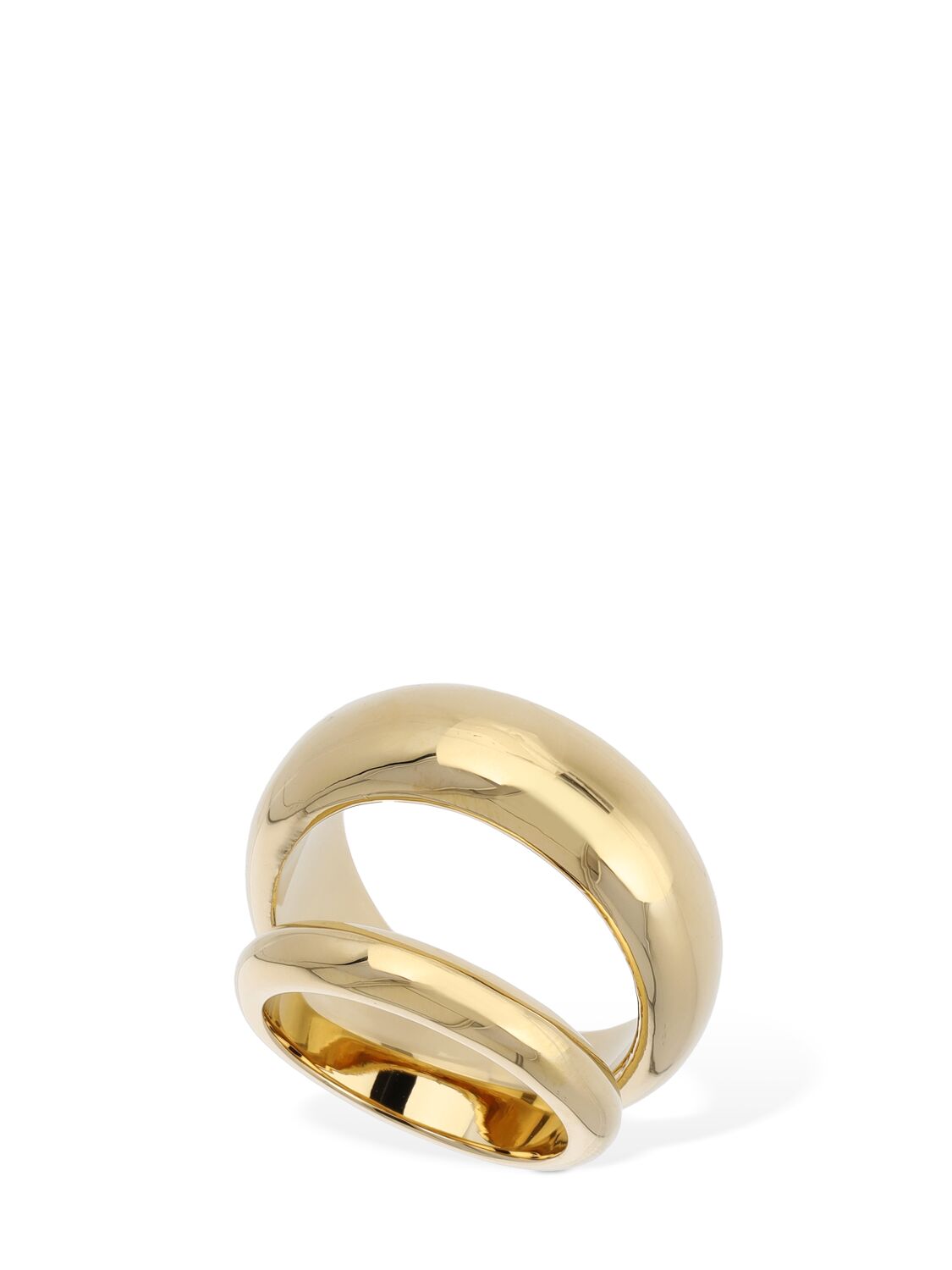 Valentino Garavani Double Ring In Gold