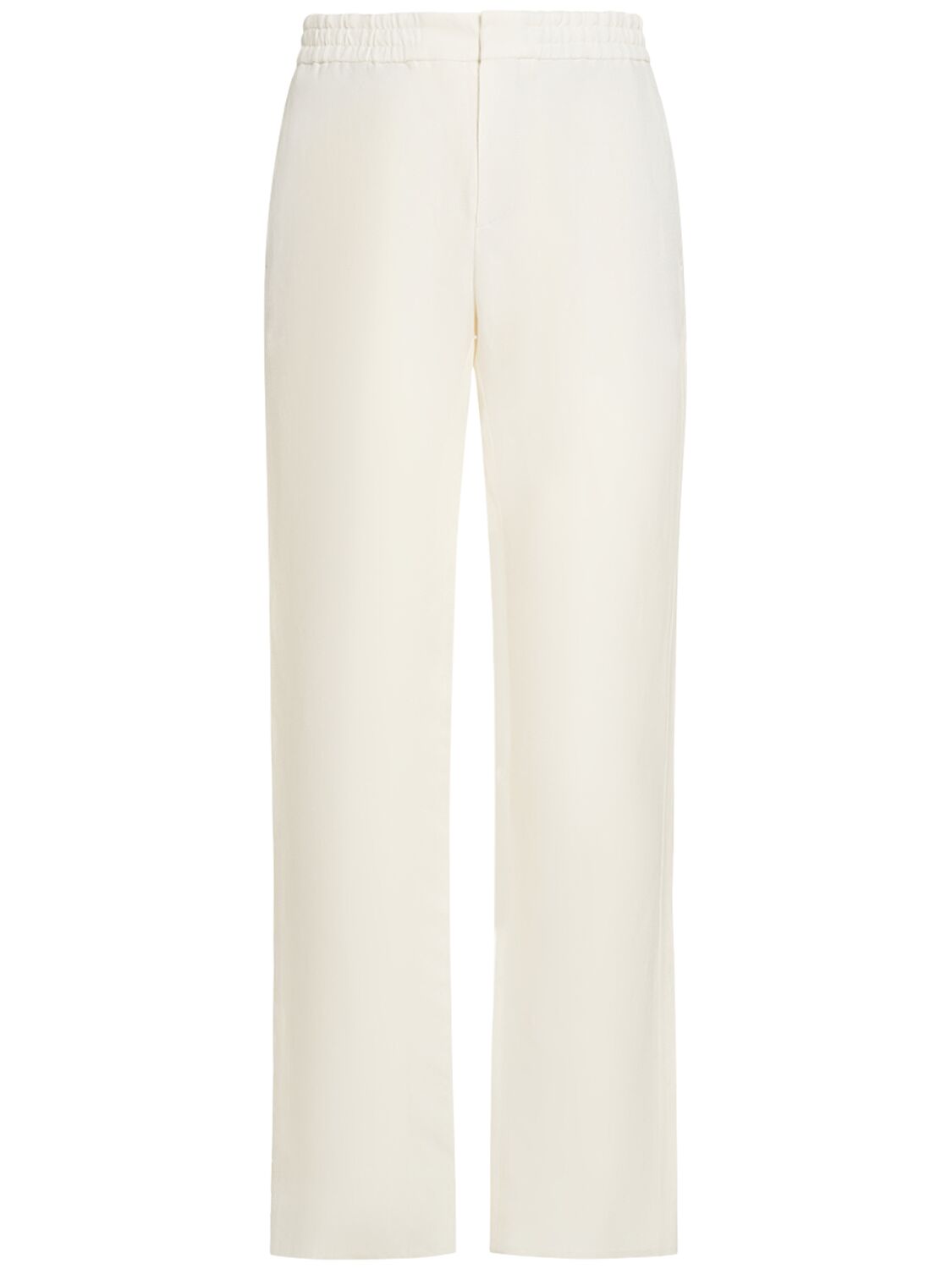 Loro Piana Gadd Linen & Silk Sweatpants In White
