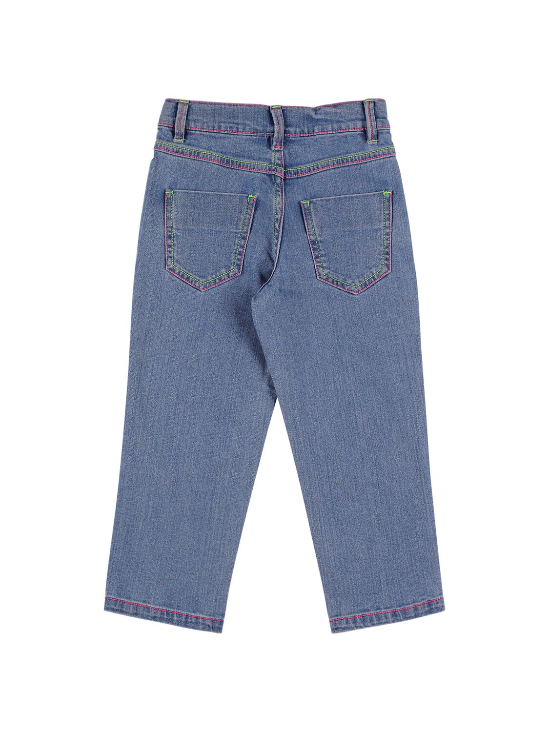 Shop Billieblush Printed Stretch Cotton Denim Jeans