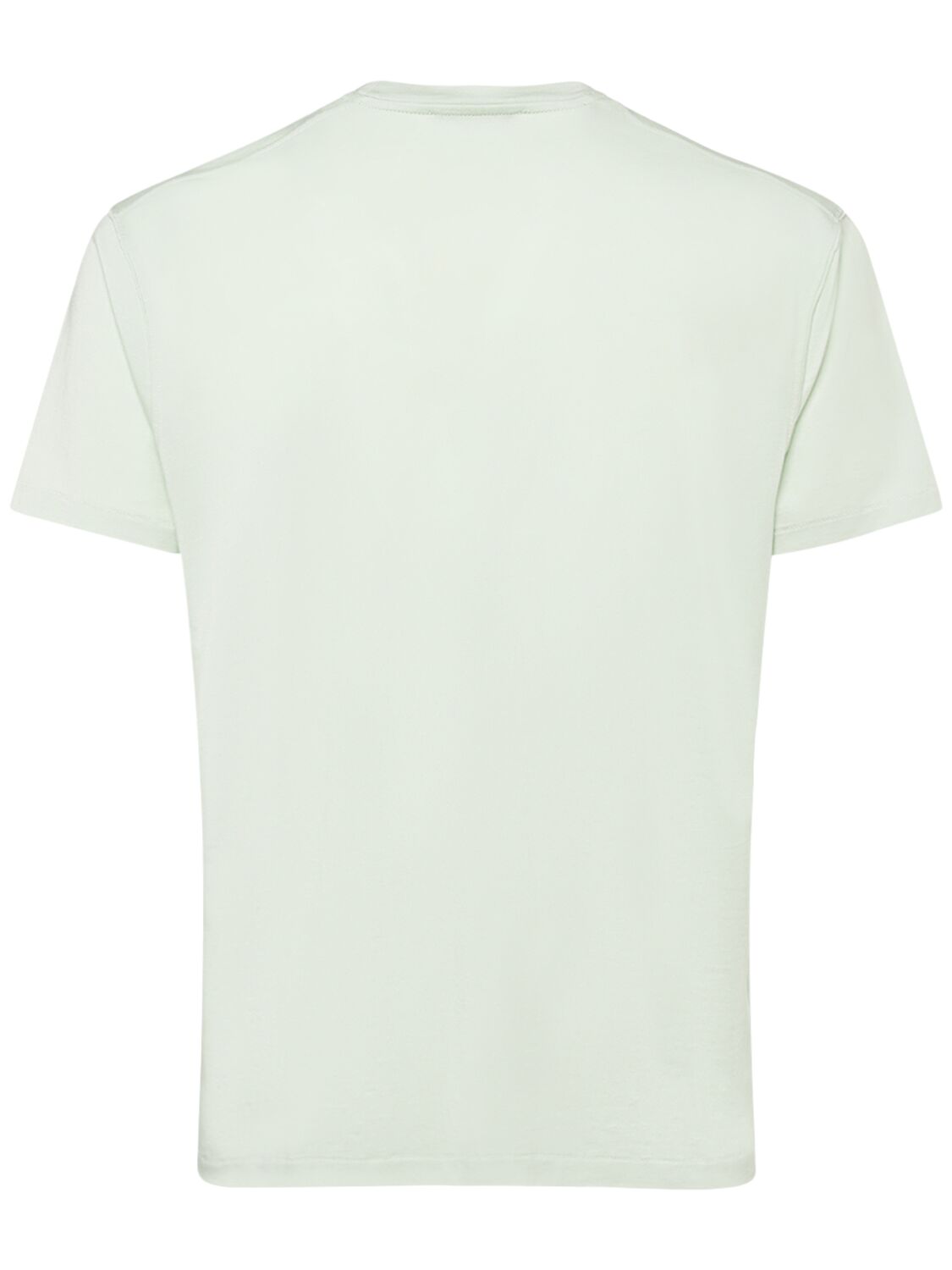 Shop Tom Ford Lyocell & Cotton T-shirt In Pale Mint