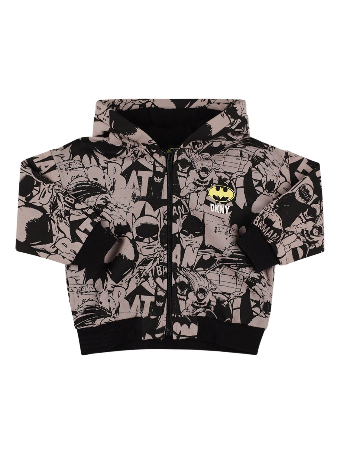 Batman Print Cotton Sweatshirt Hoodie – KIDS-BOYS > CLOTHING > SWEATSHIRTS