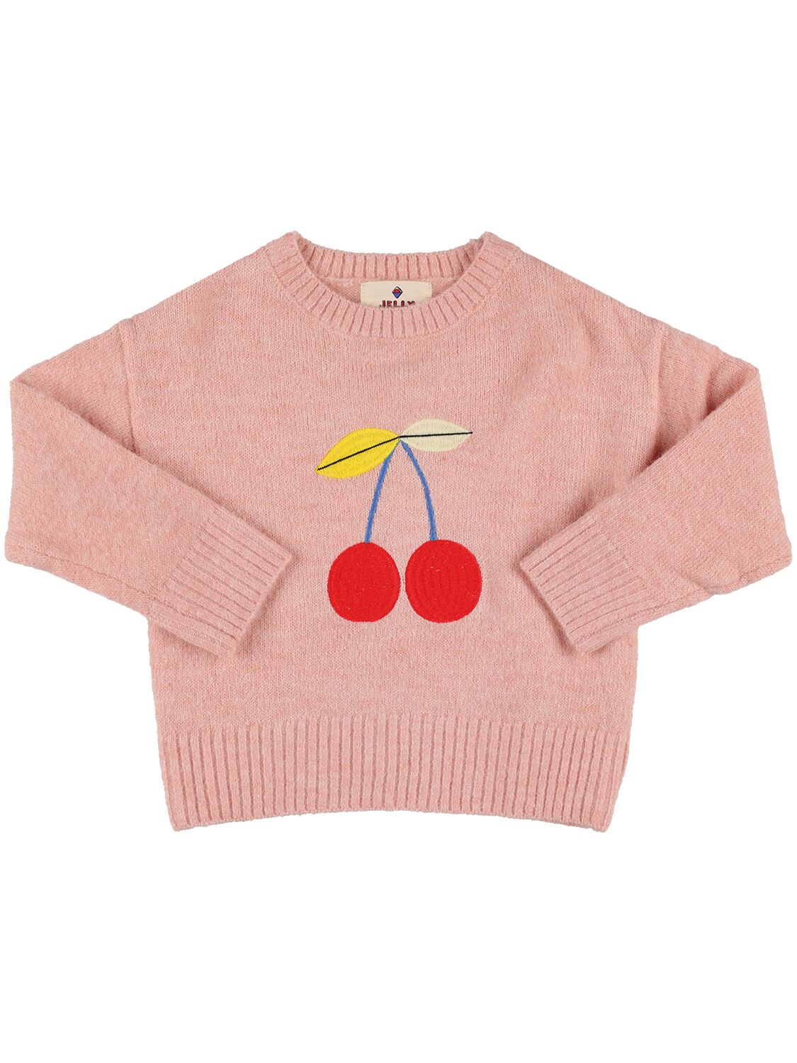 Image of Cherry Intarsia Wool Blend Sweater