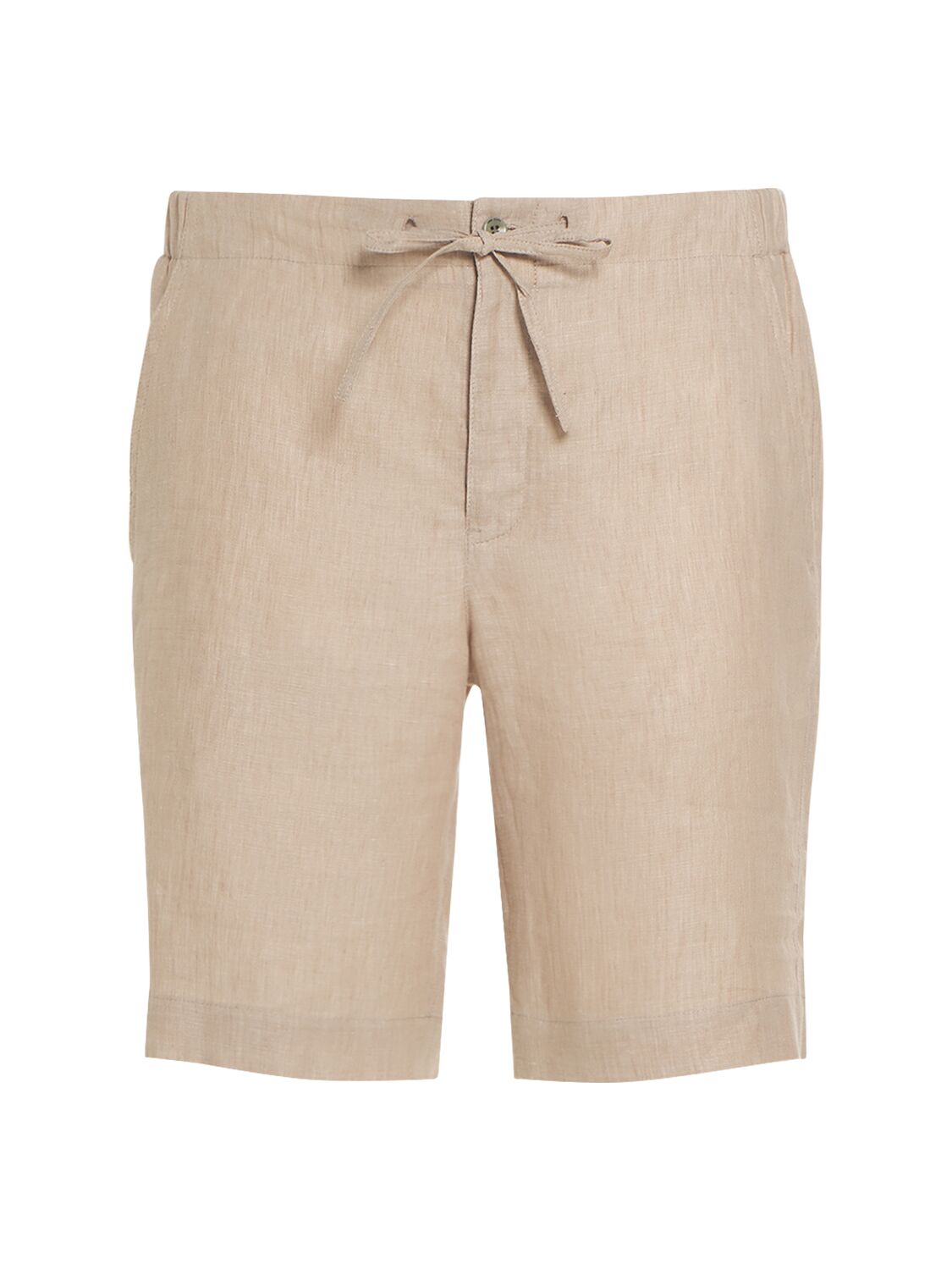 Image of Solaire Linen Shorts W/ Drawstring