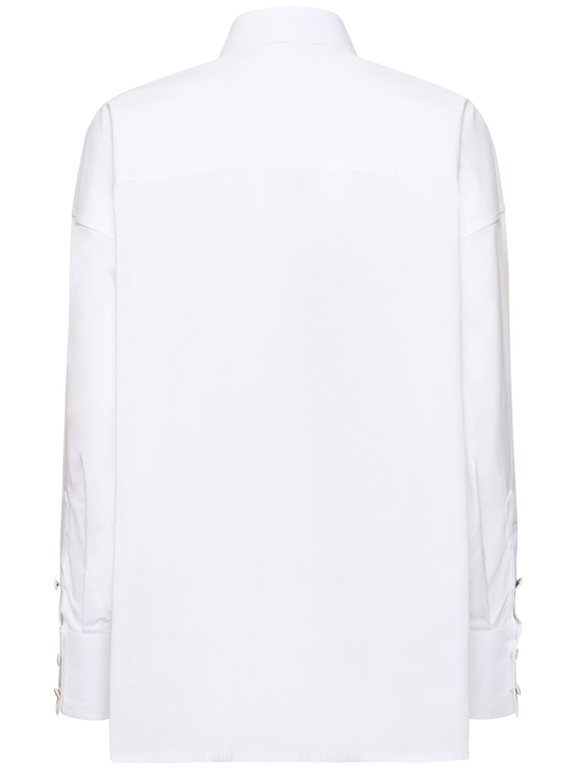 Shop Dolce & Gabbana Stretch Cotton Poplin Shirt In White