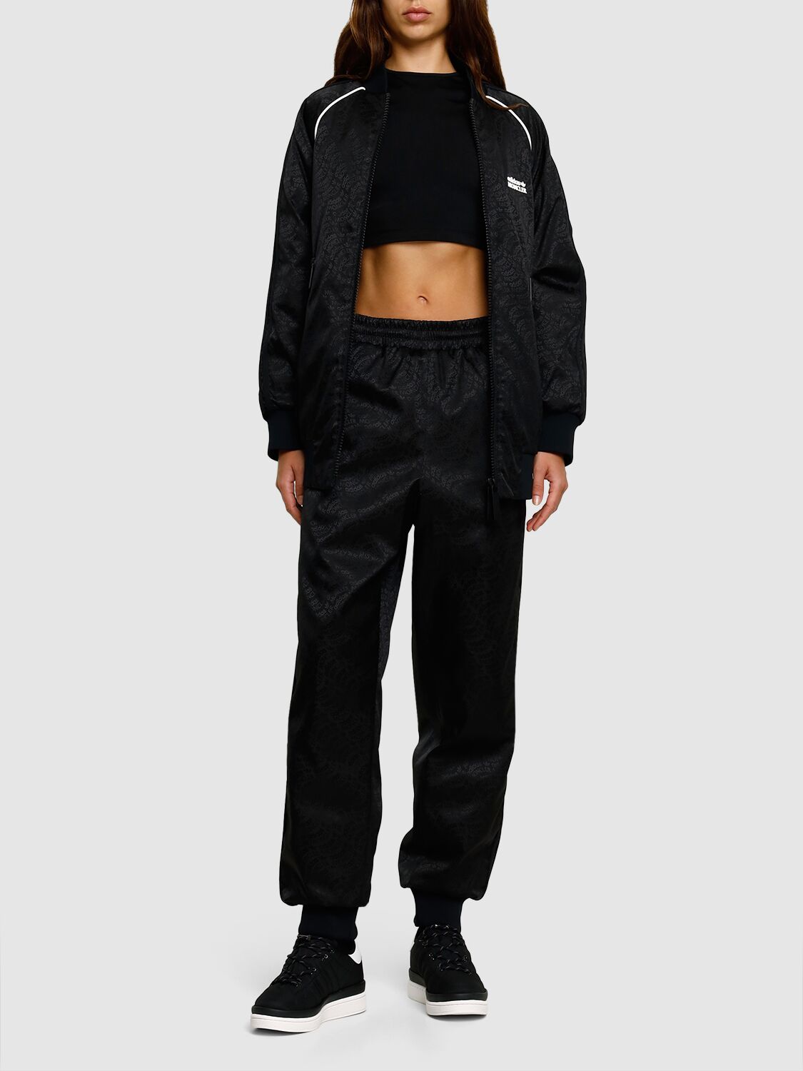 Shop Moncler Genius Moncler X Adidas Seelos Down Jacket In Black