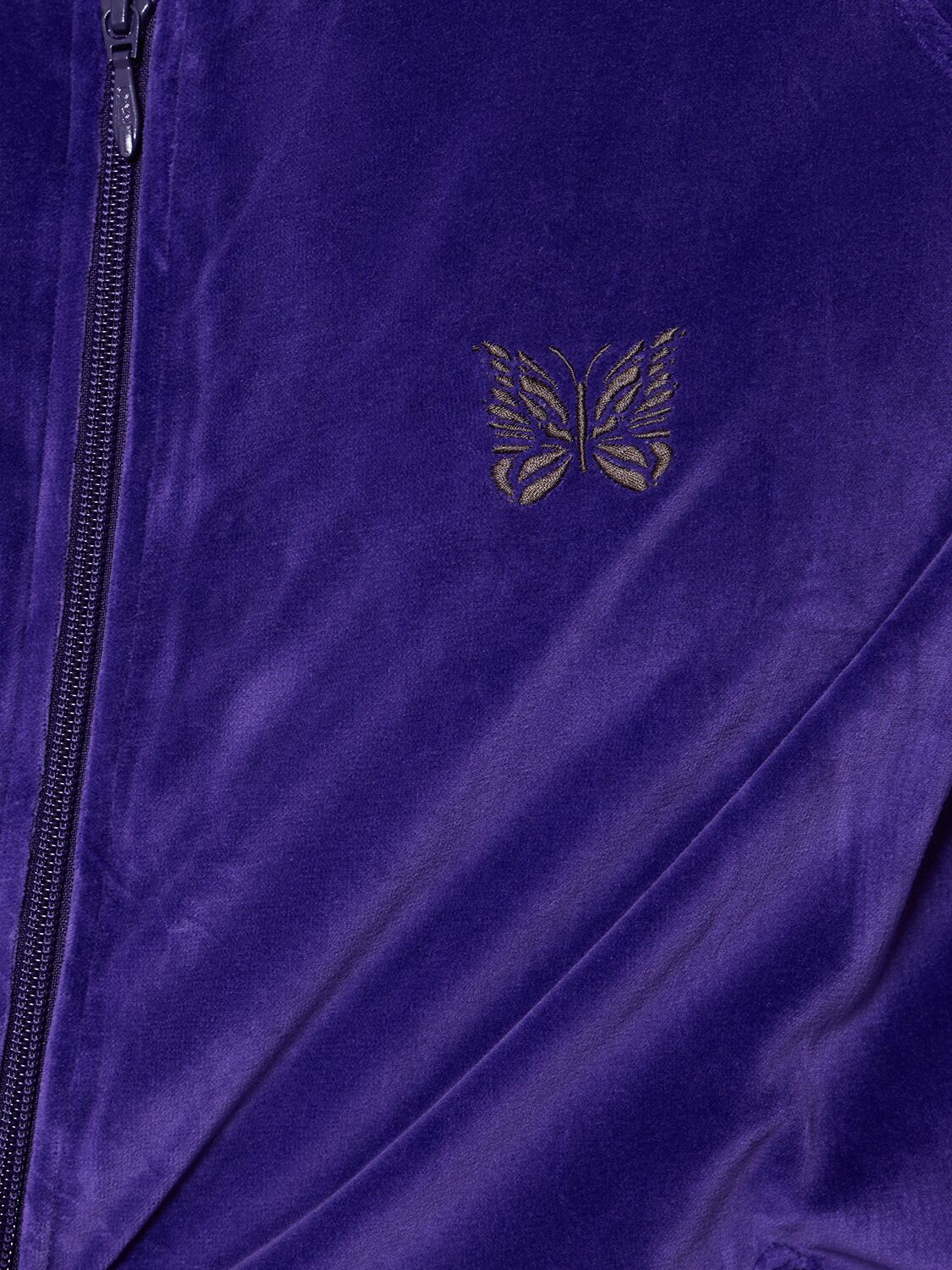 Purple Velour Jacket, Track Jacket