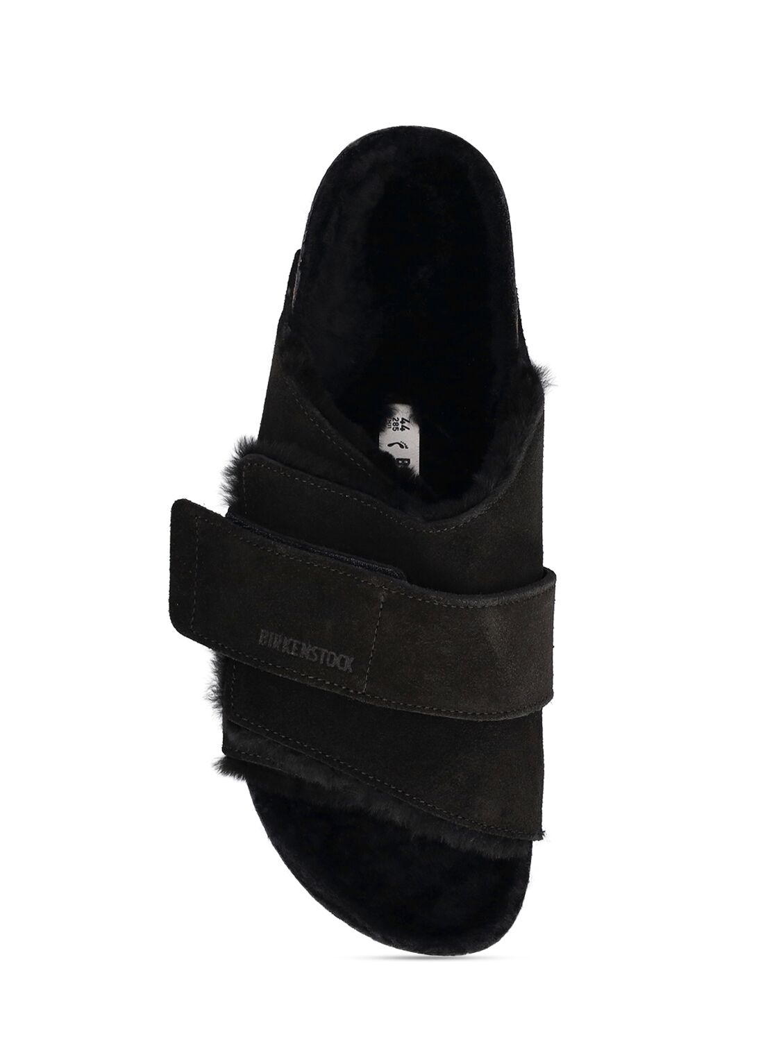 Shop Birkenstock Kyoto Suede Sandals In Black