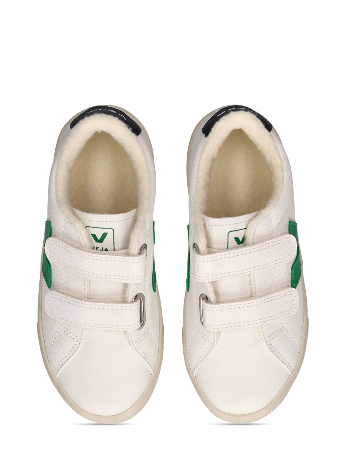 VEJA ESPLAR CHROME-FREE LEATHER STRAP SNEAKER 