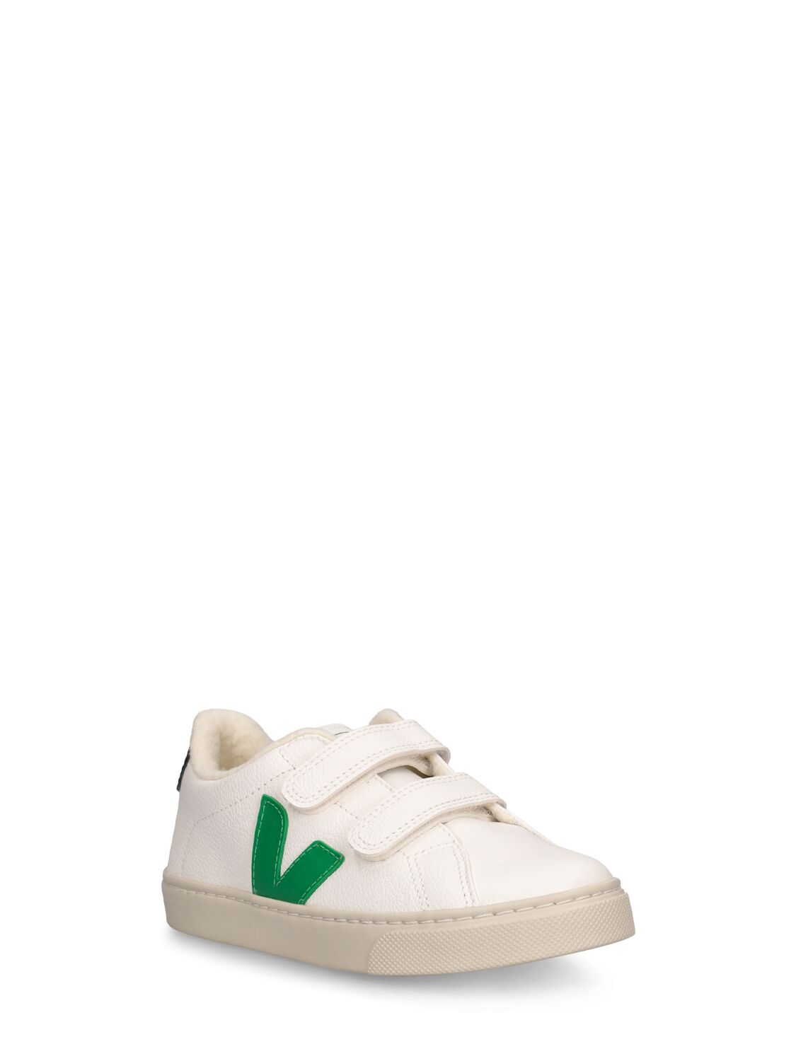 VEJA ESPLAR CHROME-FREE LEATHER STRAP SNEAKER 