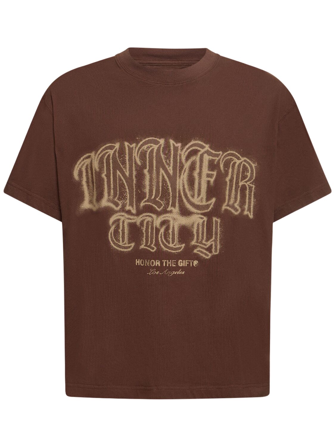 Honor The Gift C-fall Stamp Inner City T-shirt In Brown