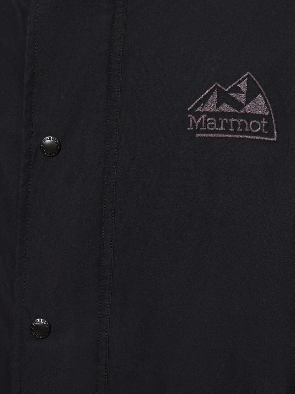 Shop Marmot All Weather Tech Parka In Black