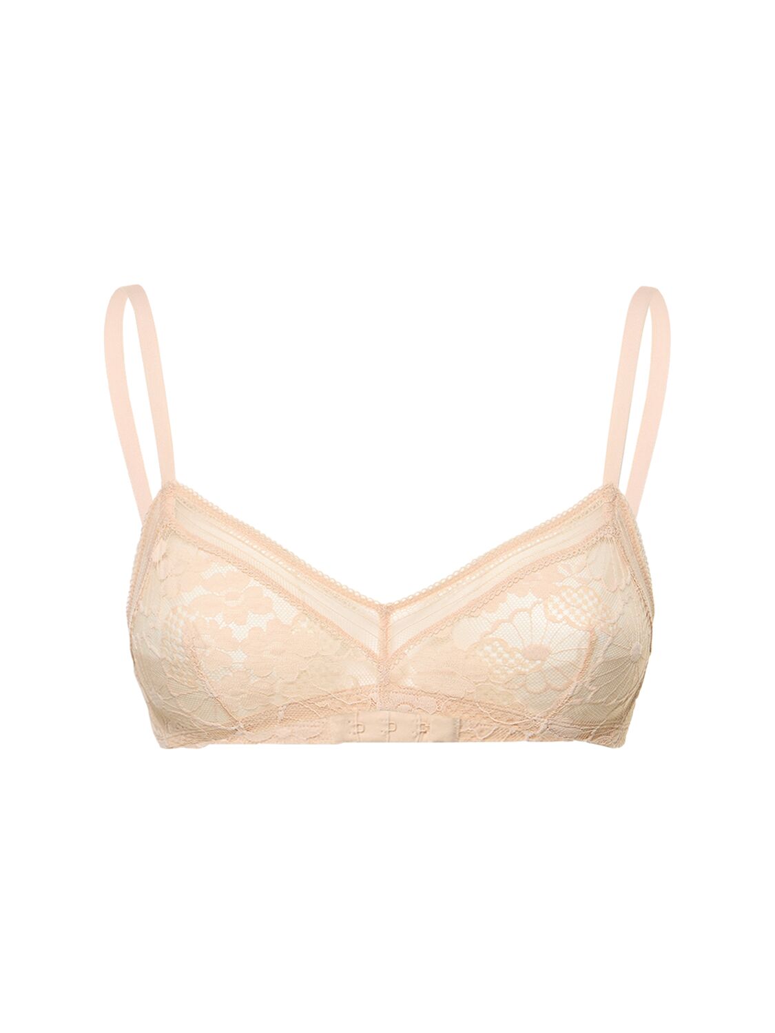 Eres Royal Wireless Tulle Triangle Bra In Pink