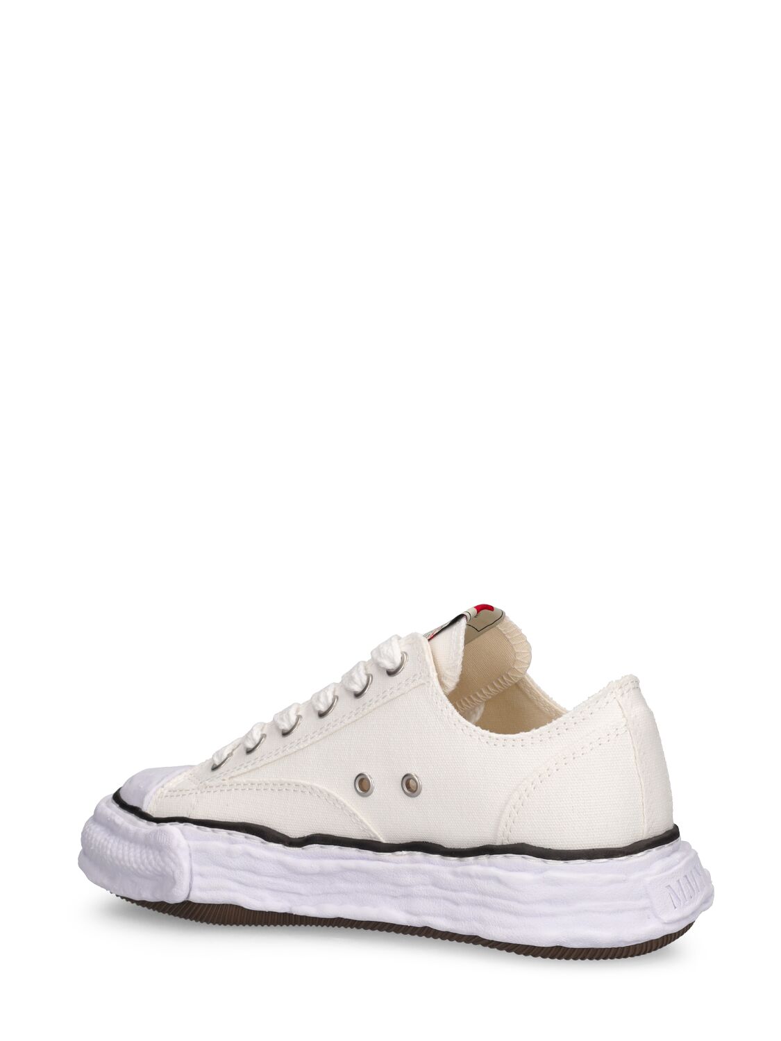 Shop Miharayasuhiro Peterson Low 23 Og Sole Canvas Sneakers In White