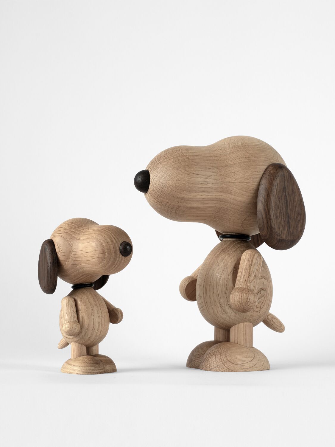 Snoopy オーク彫刻オブジェ ラージ