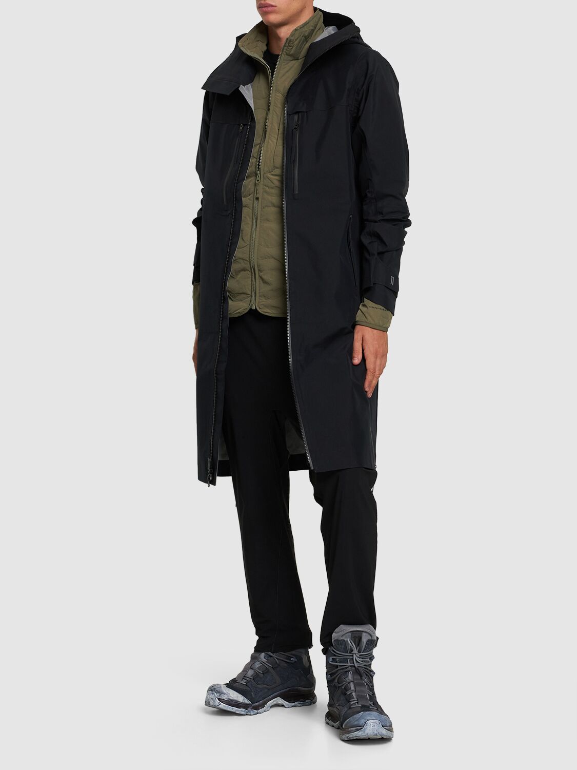 ジャケット・アウター 11 by boris bidjan saberi hooded coat 11 by boris bidjan saberi hooded coat