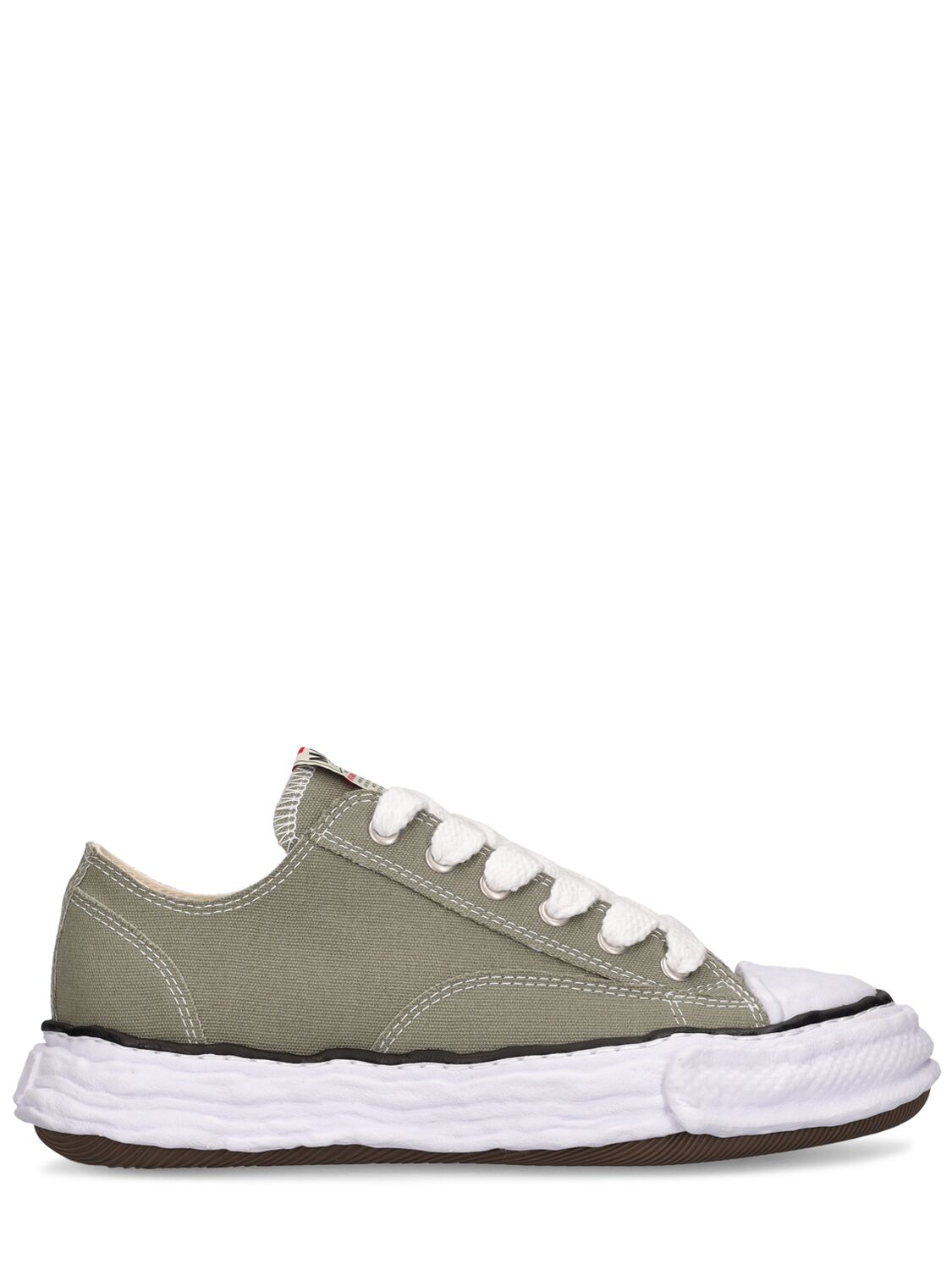 Miharayasuhiro Peterson Low 23 Og Sole Canvas Sneakers In Green