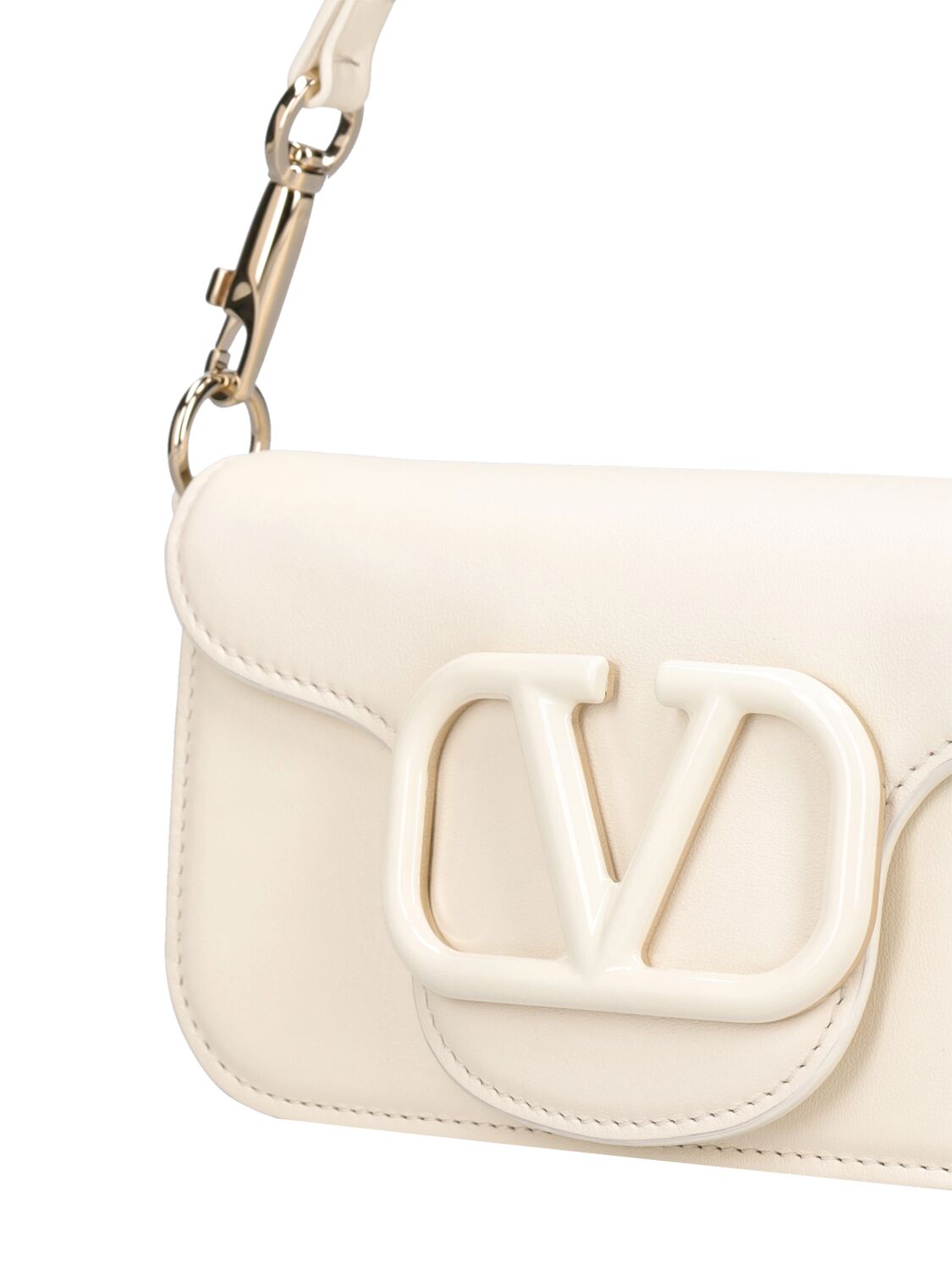 Small locò leather top handle bag - Valentino Garavani - Women