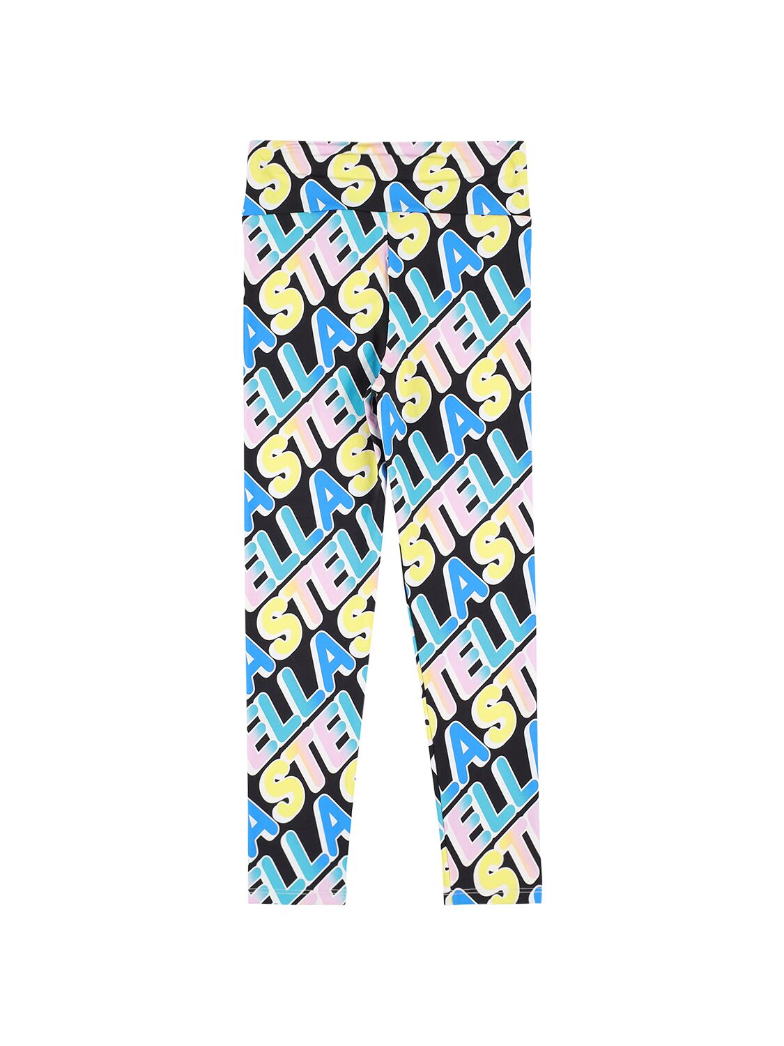 Shop Stella Mccartney Lycra Printed Leggings In Black