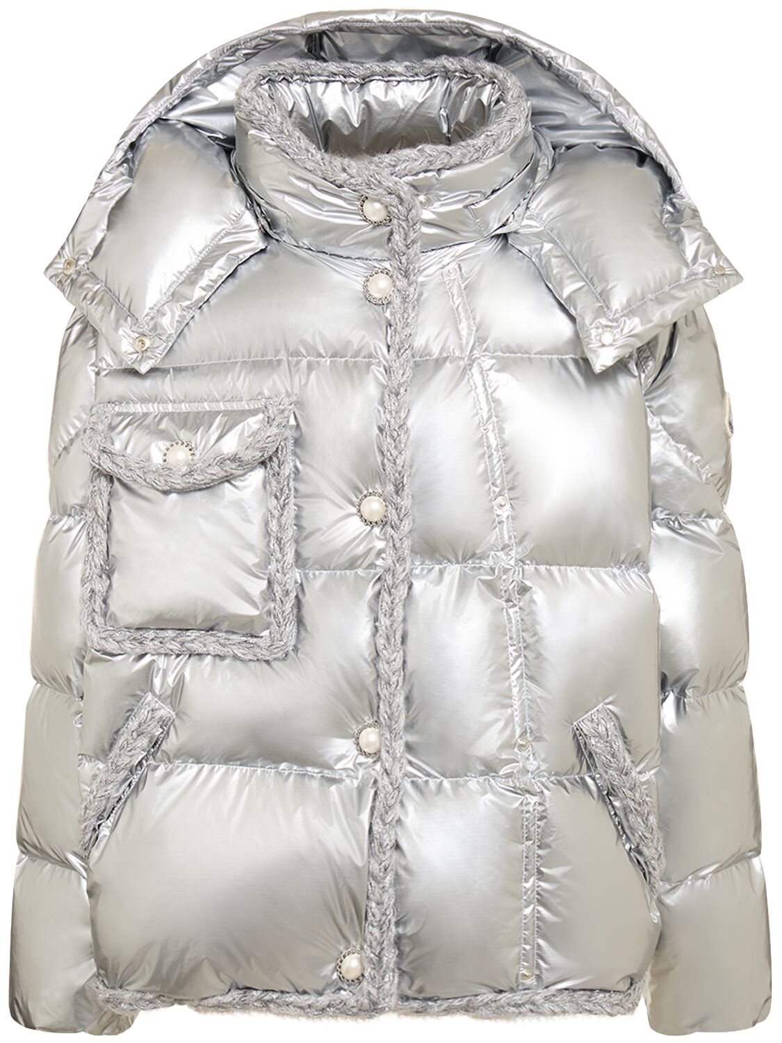 Moncler Genius Lvr Exclusive Karakorum Adamante Jacket In Silver