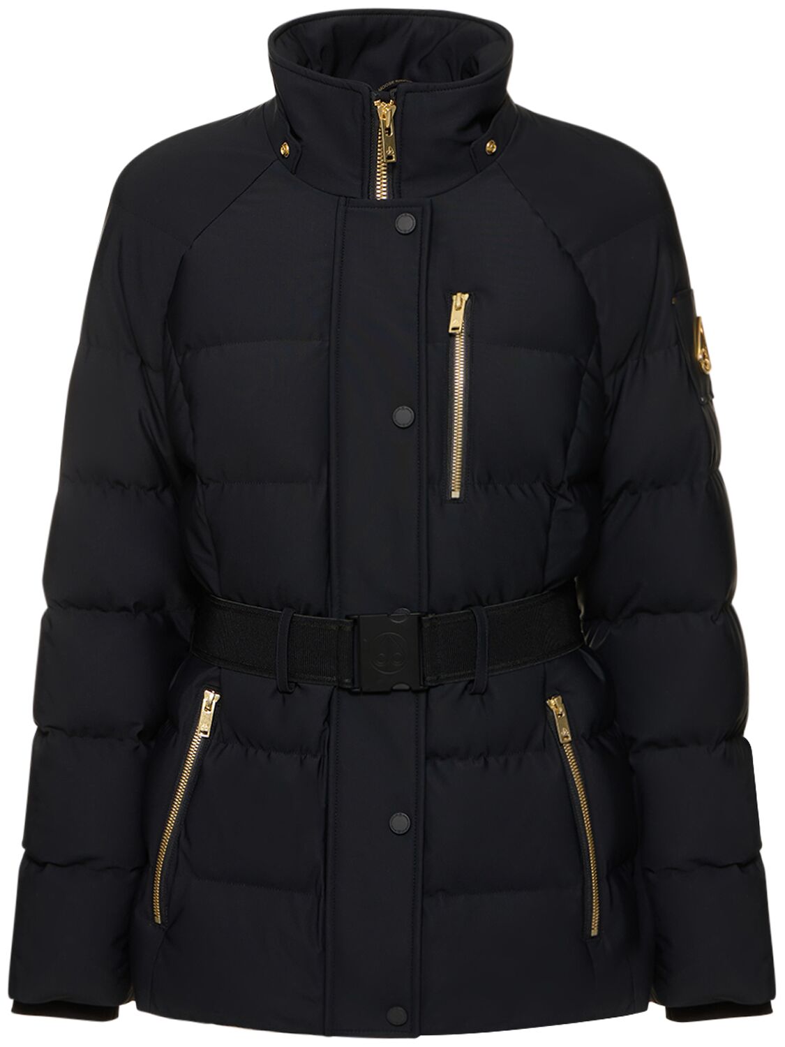 Shop Moose Knuckles Gold Capsule Cambria Down Jacket In Black
