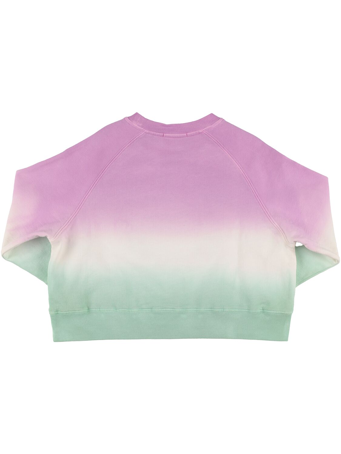 Shop Stella Mccartney Organic Cotton Terry Logo Sweatshirt In Multicolor
