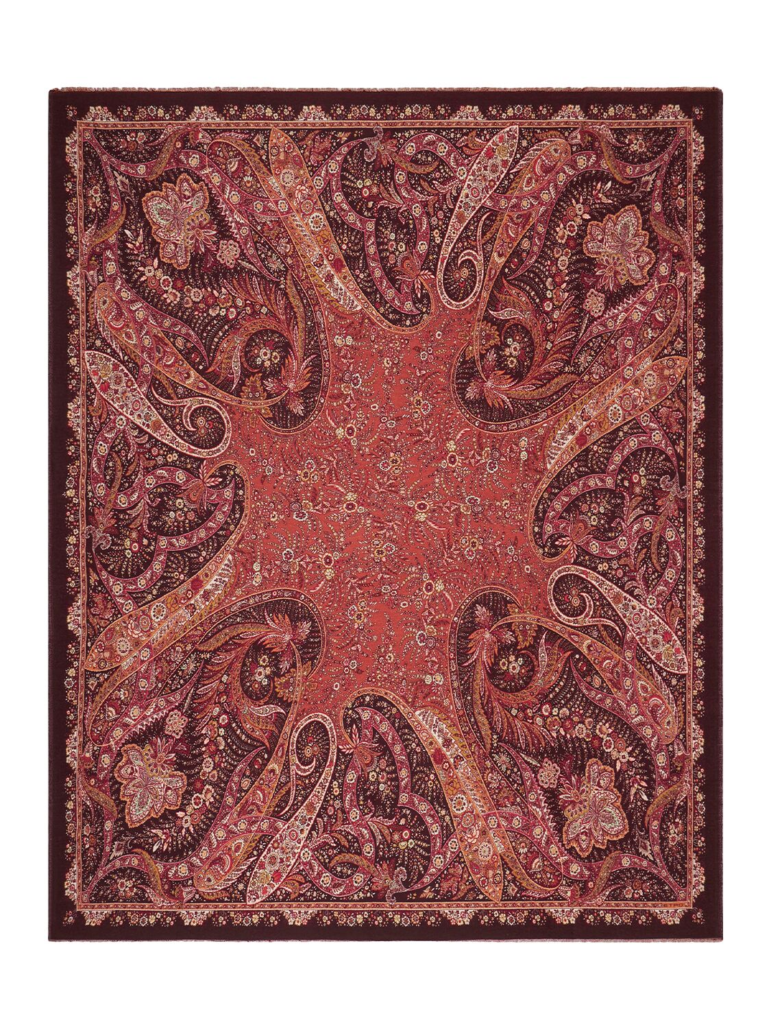 Etro Orbea Throw In Brown,red