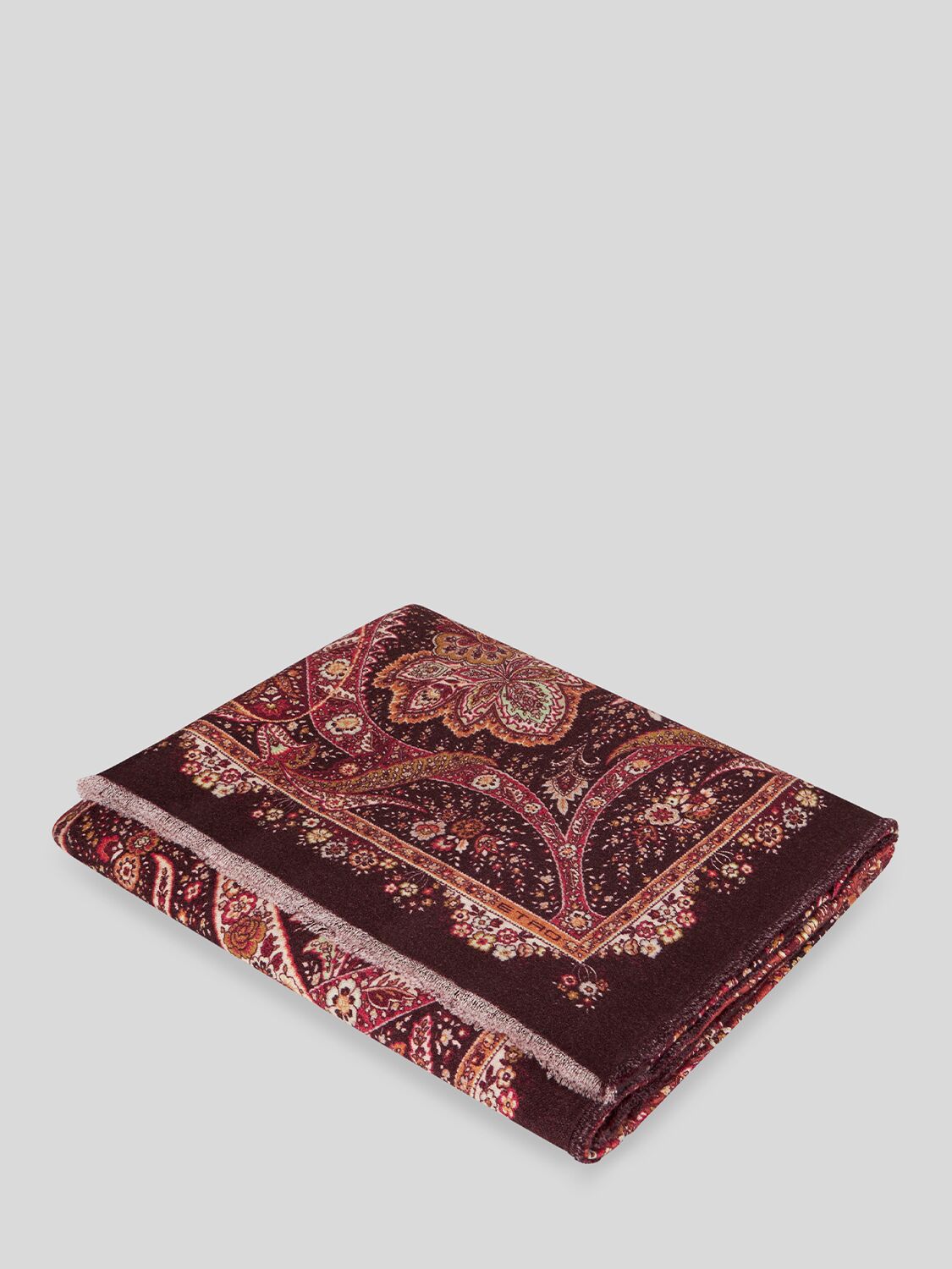 Shop Etro Orbea Throw In Brown,red