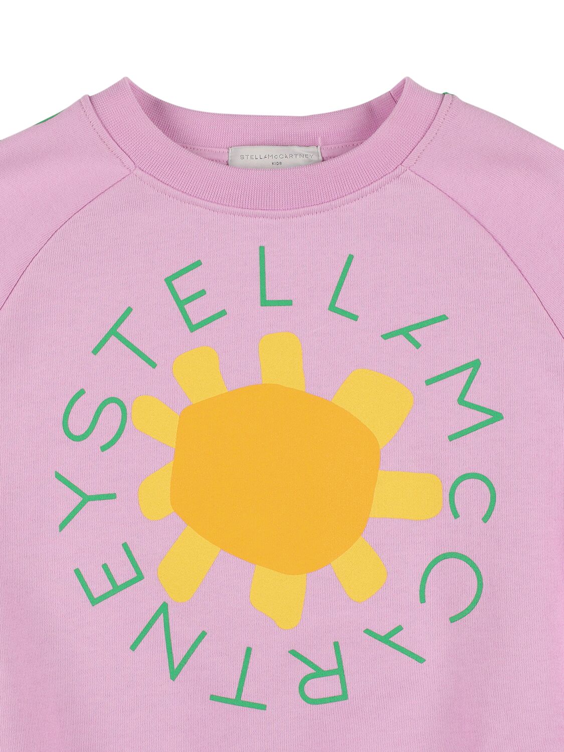 Shop Stella Mccartney Organic Cotton Sweatshirt & Sweatpants In Rosa