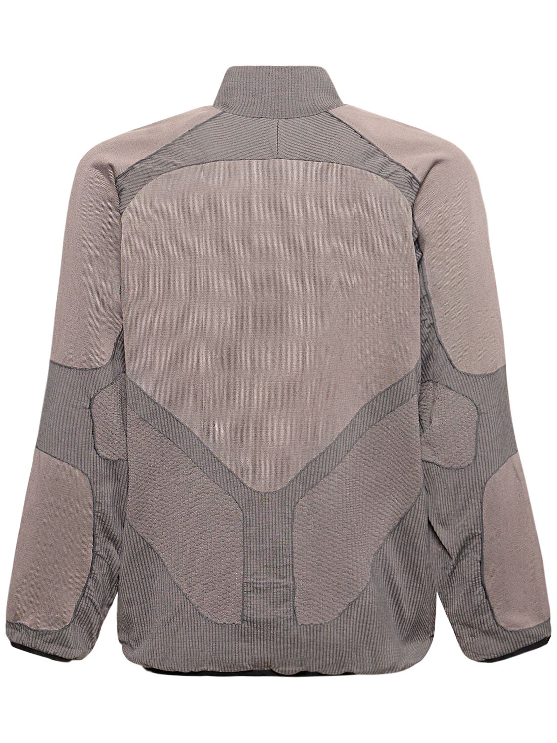 Shop J.l-a.l Liquid Tech Track Jacket In Grey-pink