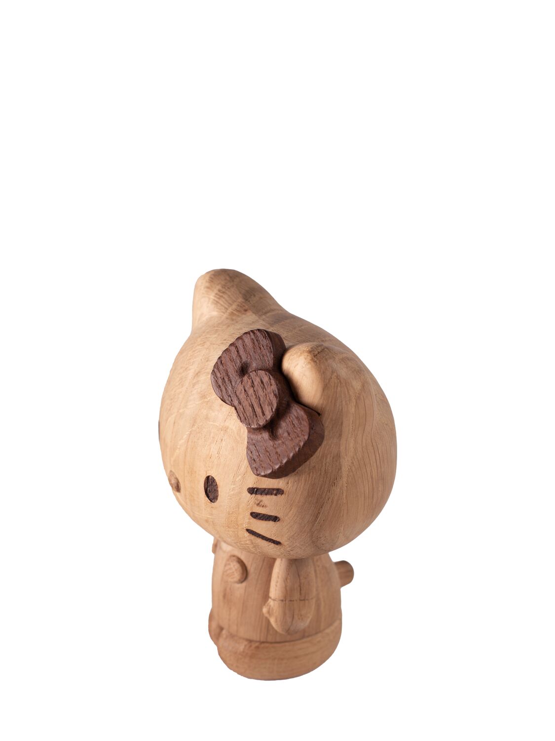 Shop Boyhood Hello Kitty Small Oak Sculpture In Brown