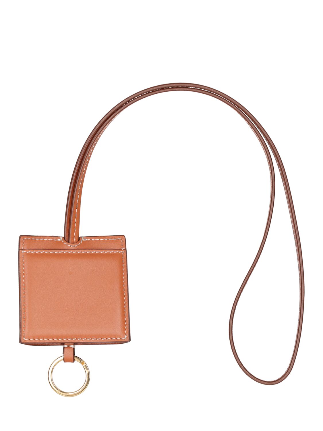 Shop Jacquemus Le Porte Cle Bagage Key Holder In Light Brown 2