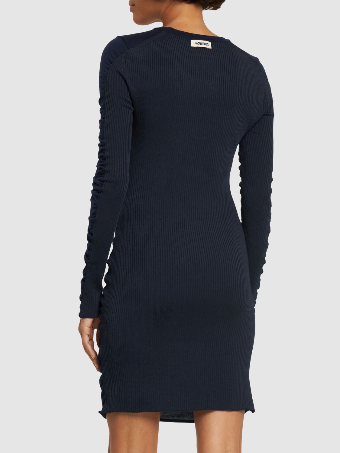 La Robe Maille Nodo Wool Blend Dress