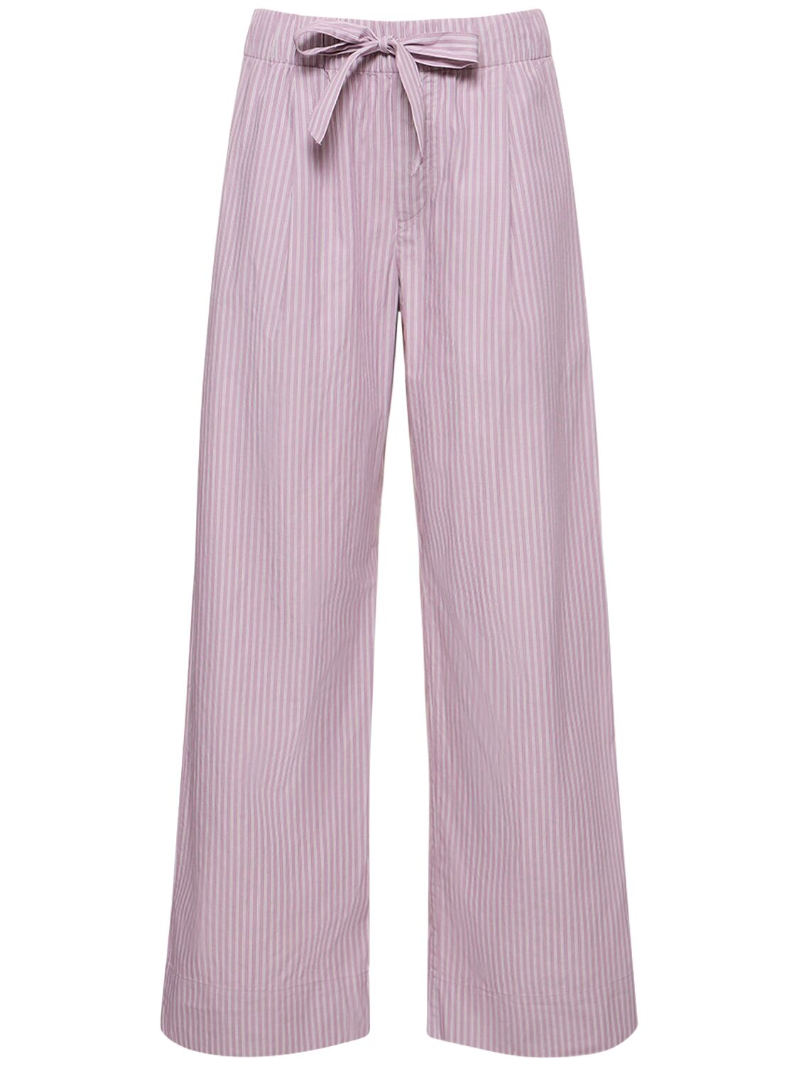Birkenstock Tekla Pleated Cotton Pants In Purple