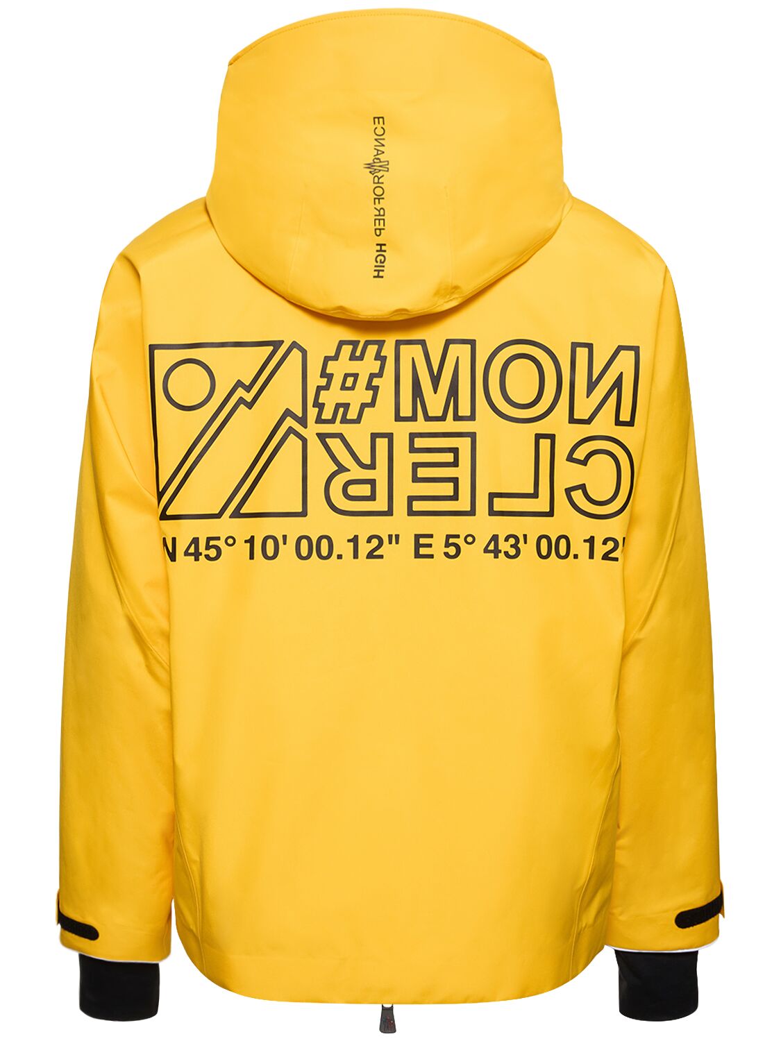 Shop Moncler Mariond Gore-tex Nylon Ski Jacket In Yellow