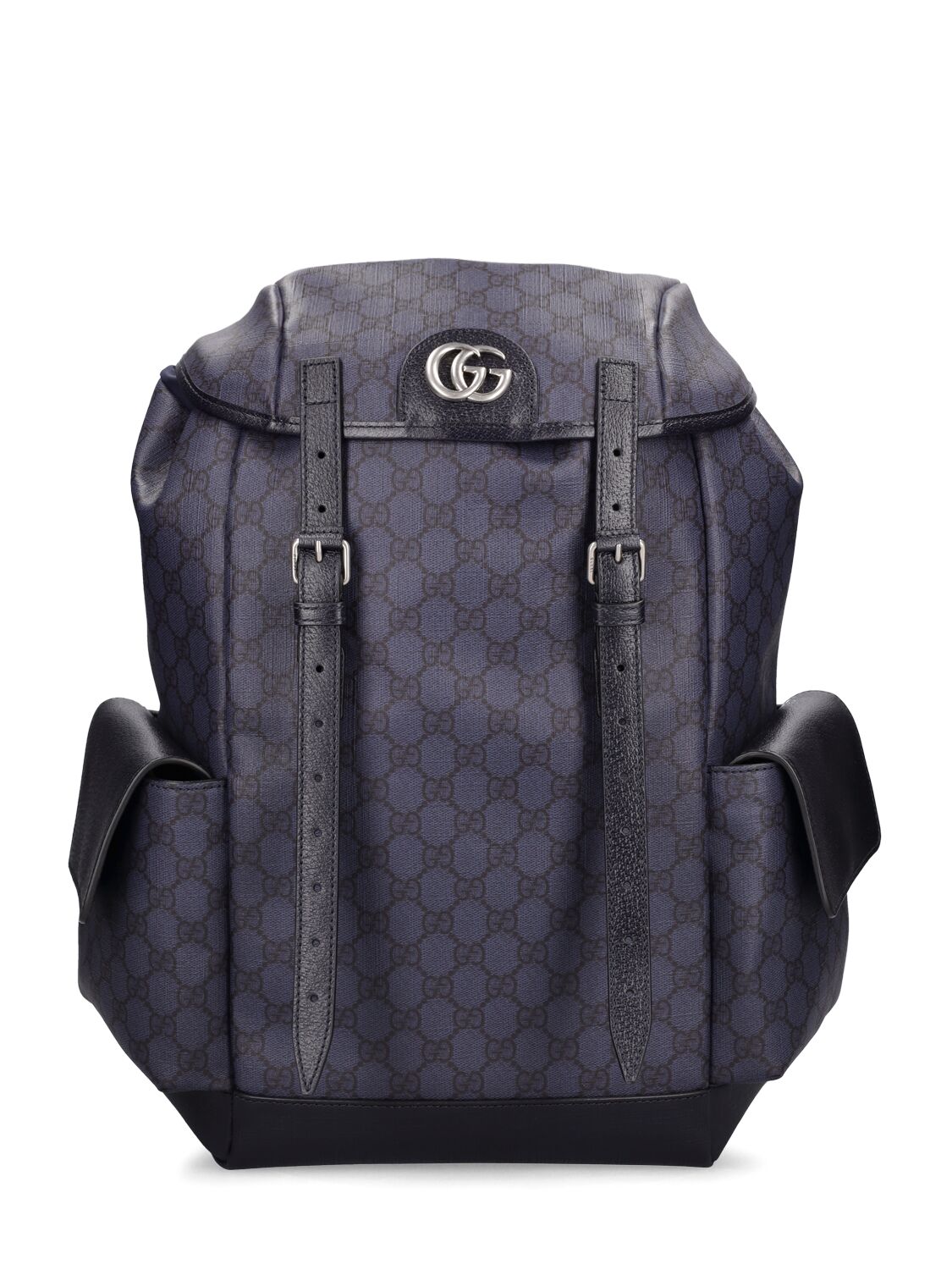 Shop Gucci Ophidia Gg Supreme Backpack In Blue,black