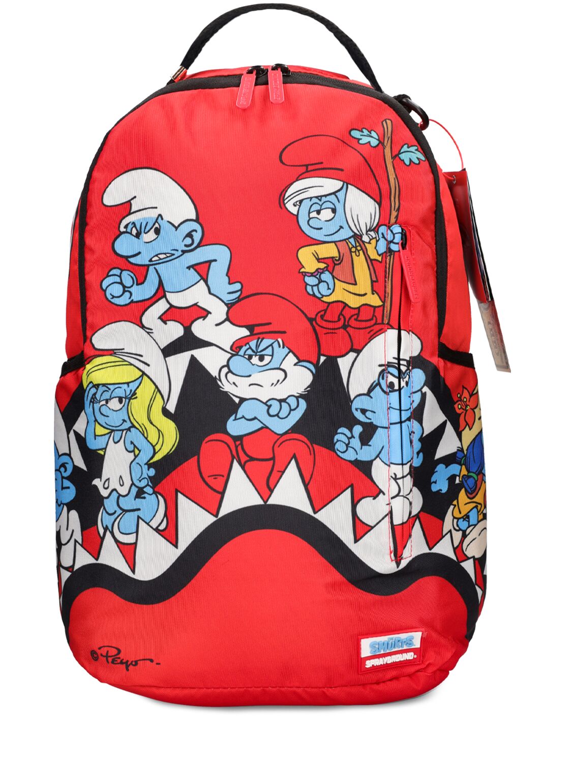 Smurfs Print Canvas Backpack – KIDS-BOYS > ACCESSORIES > BAGS & BACKPACKS