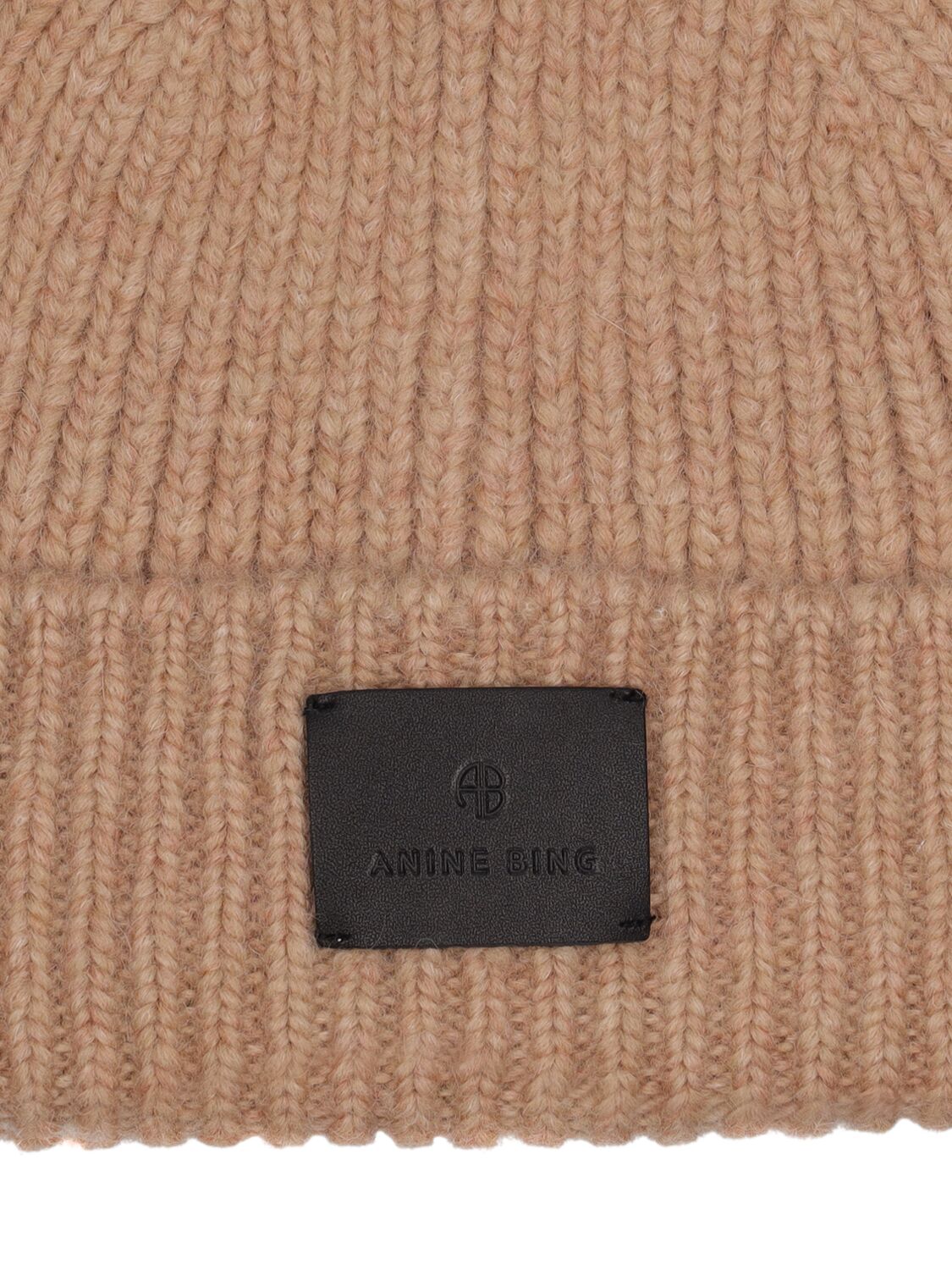 Shop Anine Bing Elia Alpaca Blend Beanie In Braun