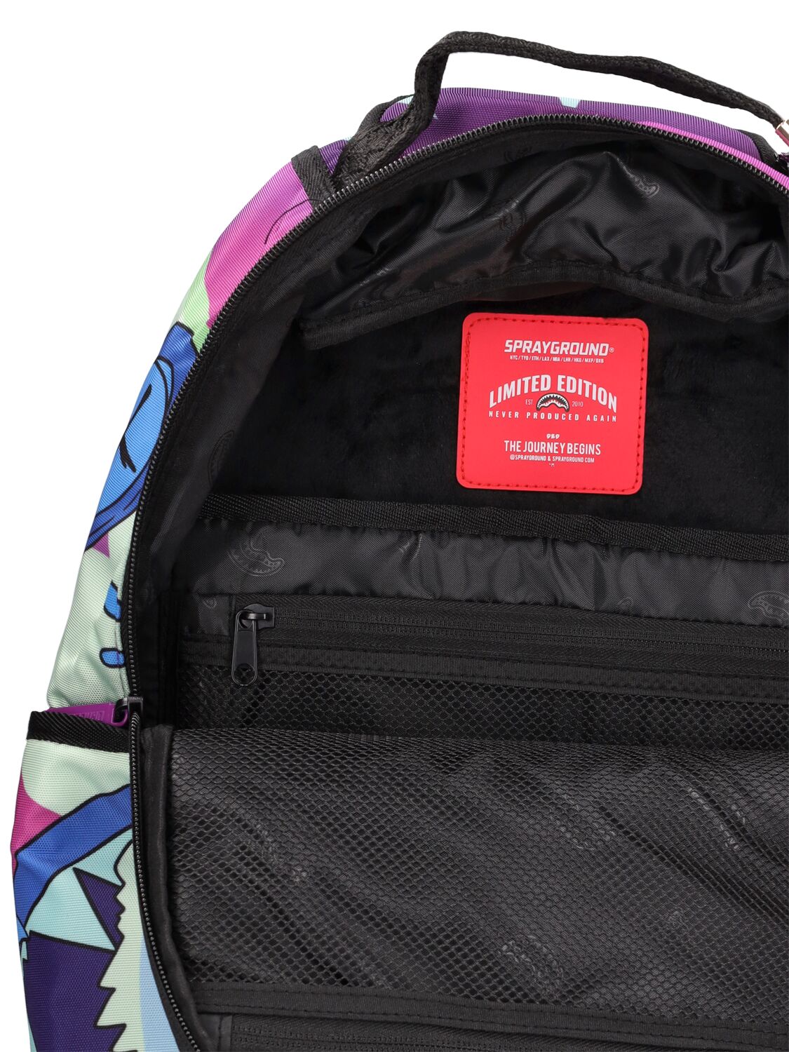 Printed canvas backpack - SPRAYGROUND - Girls