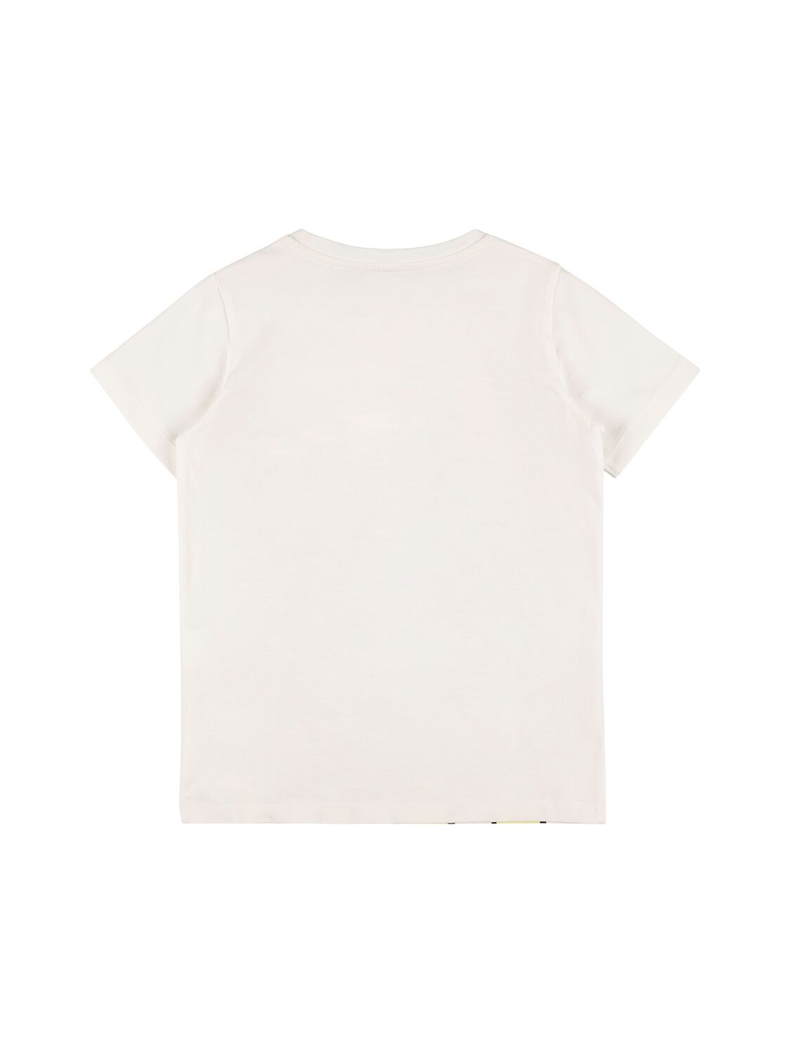 Shop Stella Mccartney Lemonade Print Organic Cotton T-shirt In White