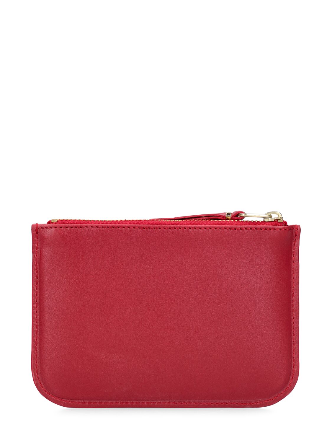 Shop Comme Des Garçons Outside Pocket Wallet In Red