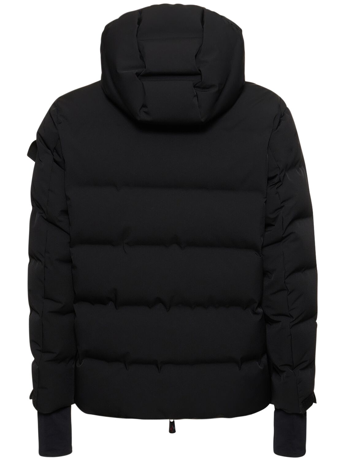 Shop Moncler Montgetech Nylon Down Ski Jacket In Black