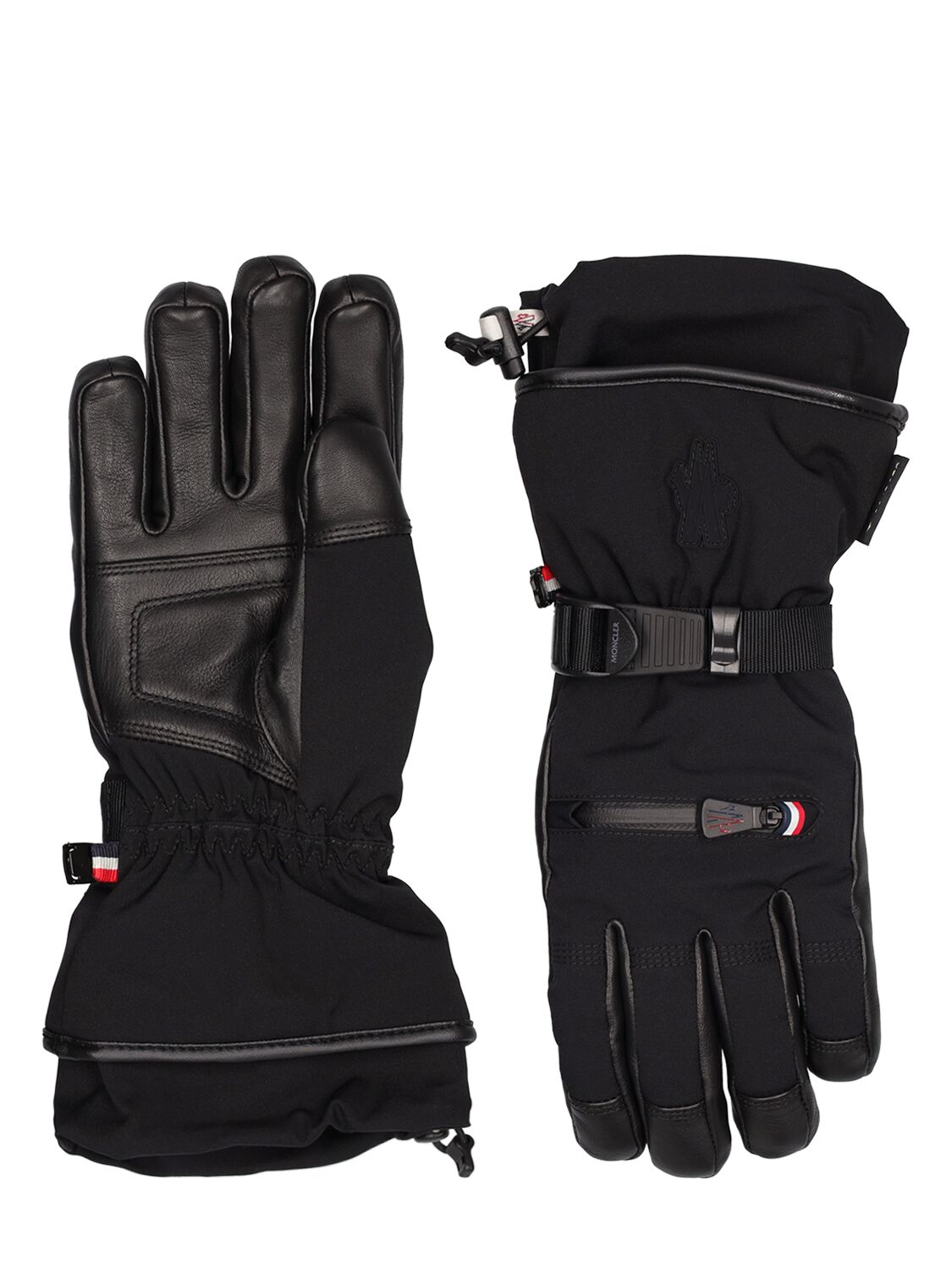 Moncler Tech Padded Gloves In Black