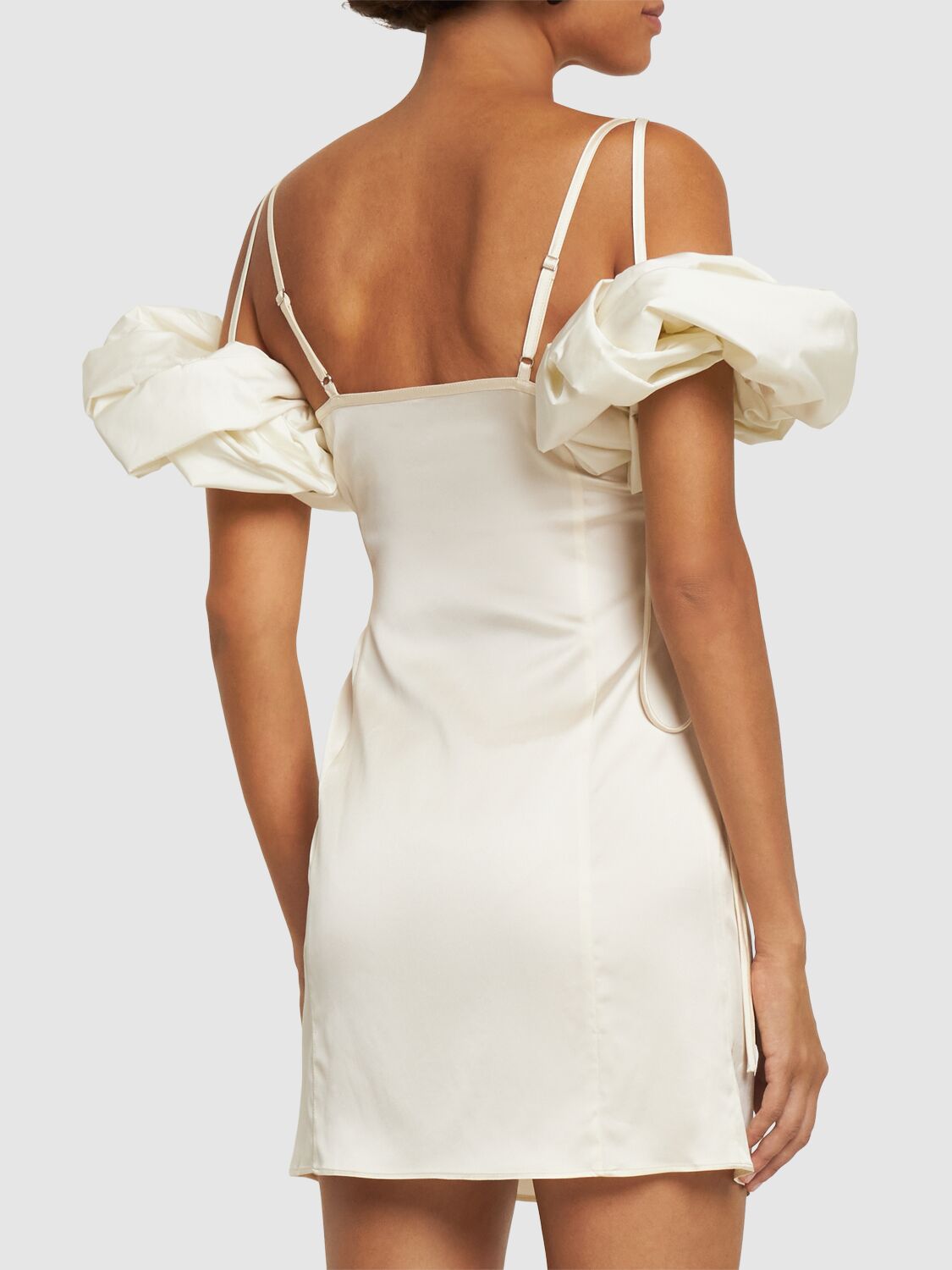 Jacquemus Off-white Le Chouchou 'la Mini Robe Chouchou' Minidress In White