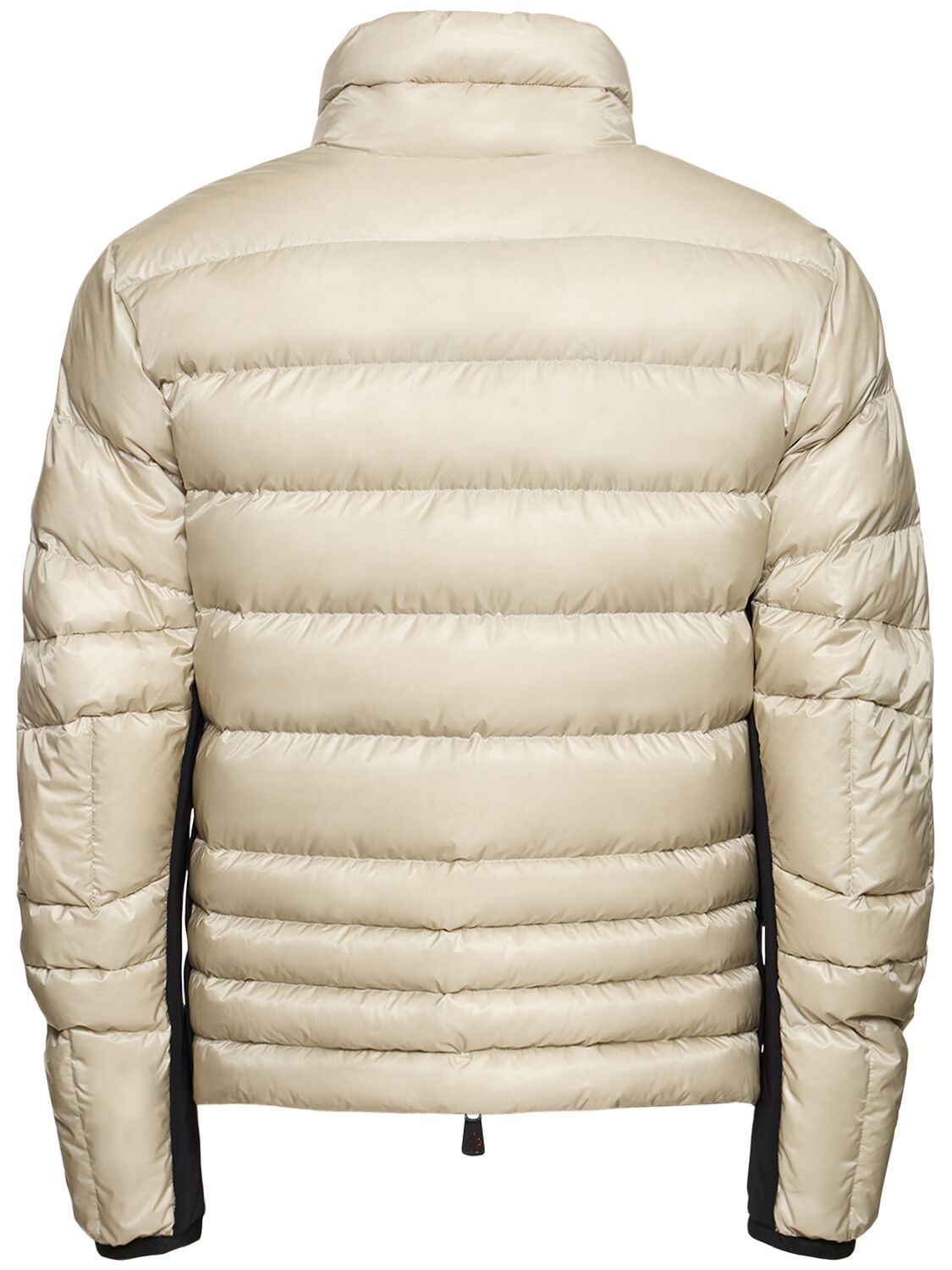 Shop Moncler Canmore Tech Down Jacket In Light Beige