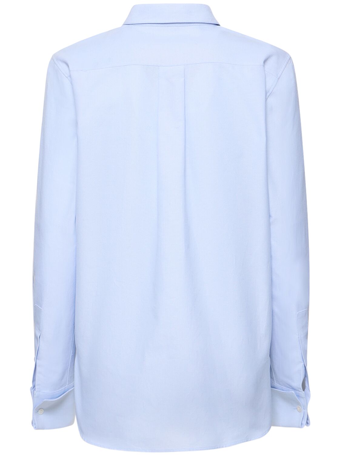 Shop The Row Metis Cotton Poplin Shirt In Light Blue